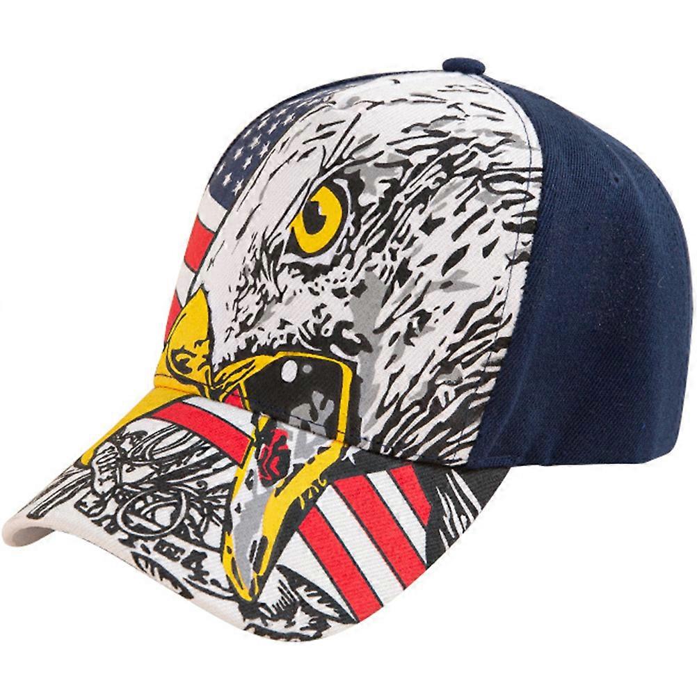 Stylish Caps American Themed Baseball Cap for Daily Use 2Pcs