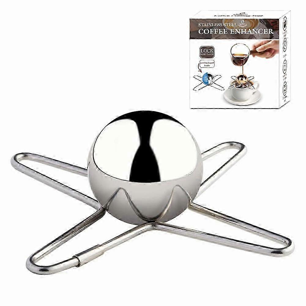 Round Shaped Coffee Beverage Cooling Tool Can Be Reused