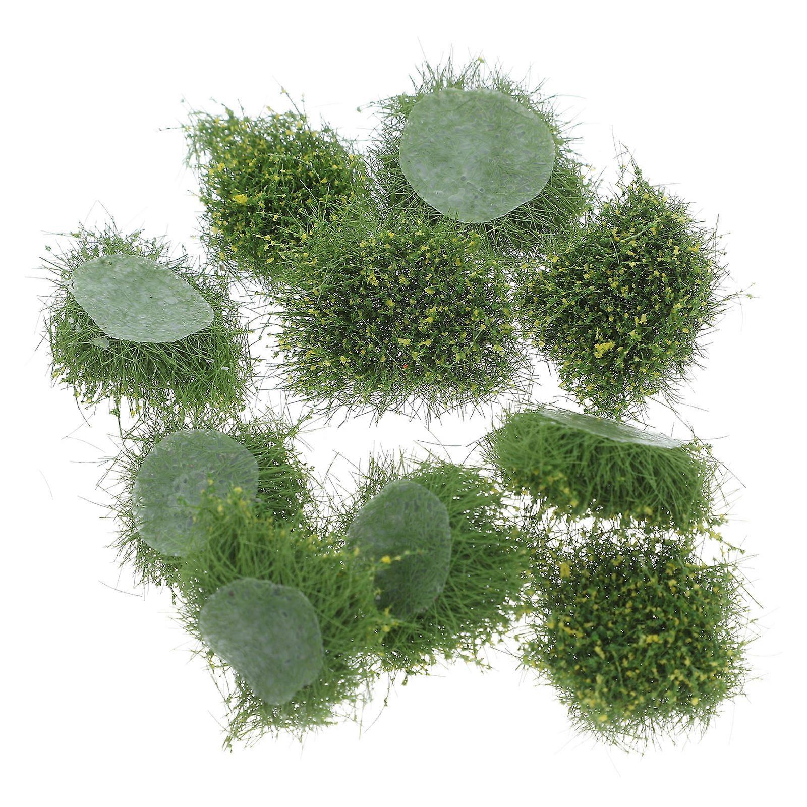 Miniature Grass for Diorama Scenery 50Pcs DIY Artificial Plastic Grass