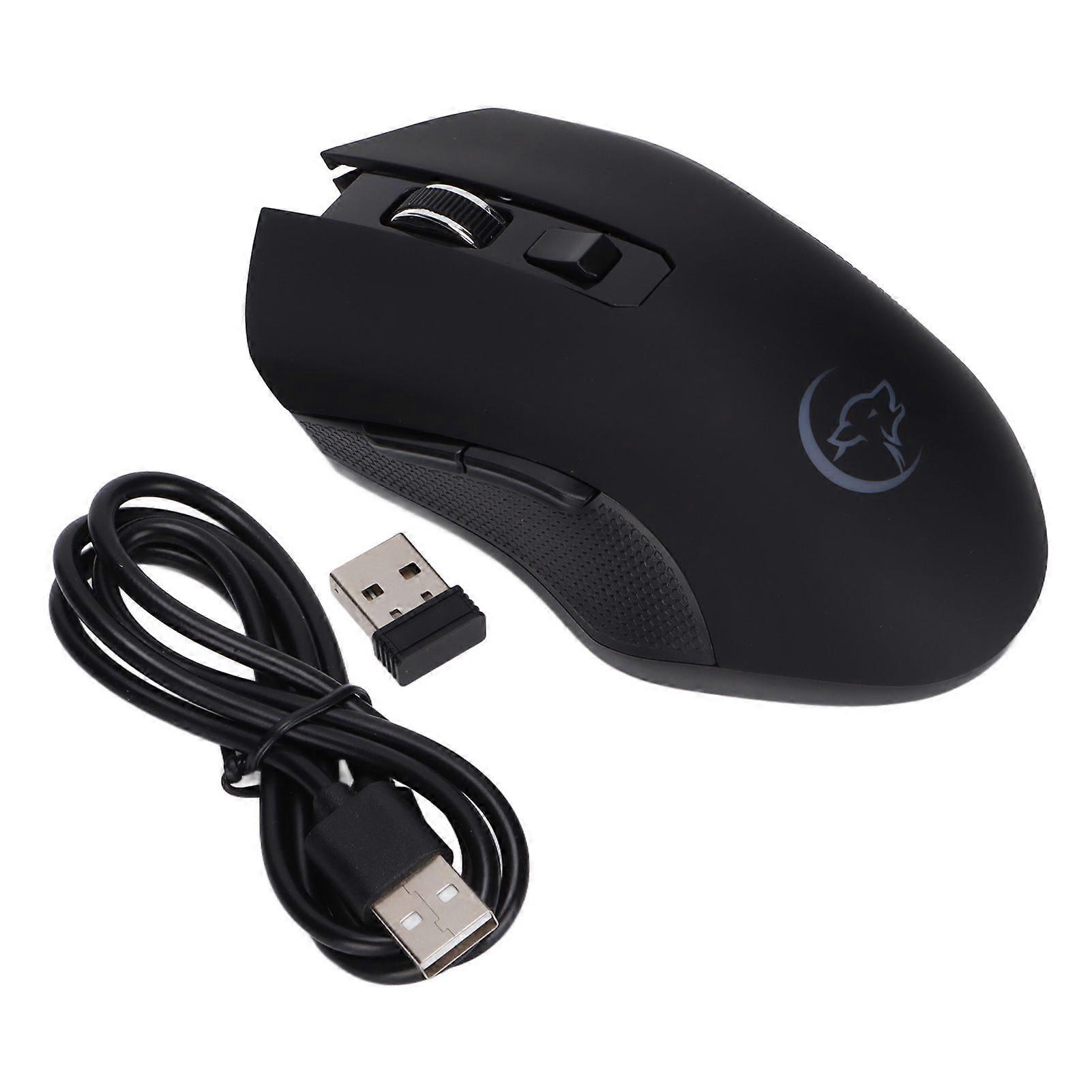 Wireless Mouse Rechargeable Mute USB Mice Ergonomic 2.4GHz Connection Computer Supplies