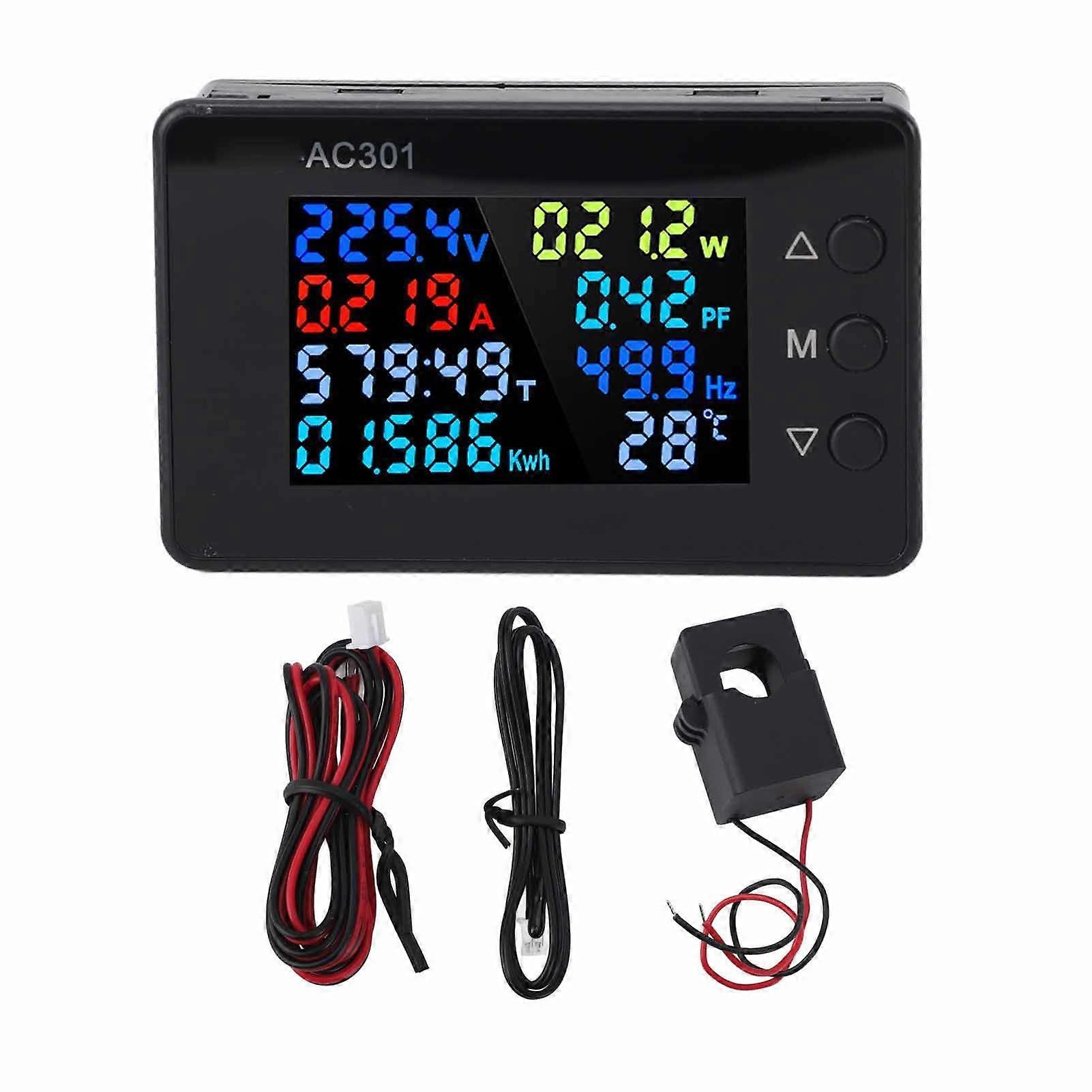 AC Voltmeter High Accuracy Digital Voltage Meter Electric Meter with 485 Communication 100A 50300V Open