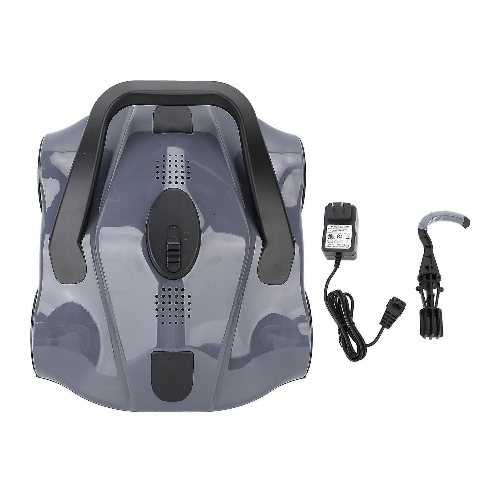 Automatic Pool Vacuum IPX8 Waterproof Strong Suction 5200mAh Robotic Swimming Pool Cleaner for Flat Bottom Pool 100240V US Plug