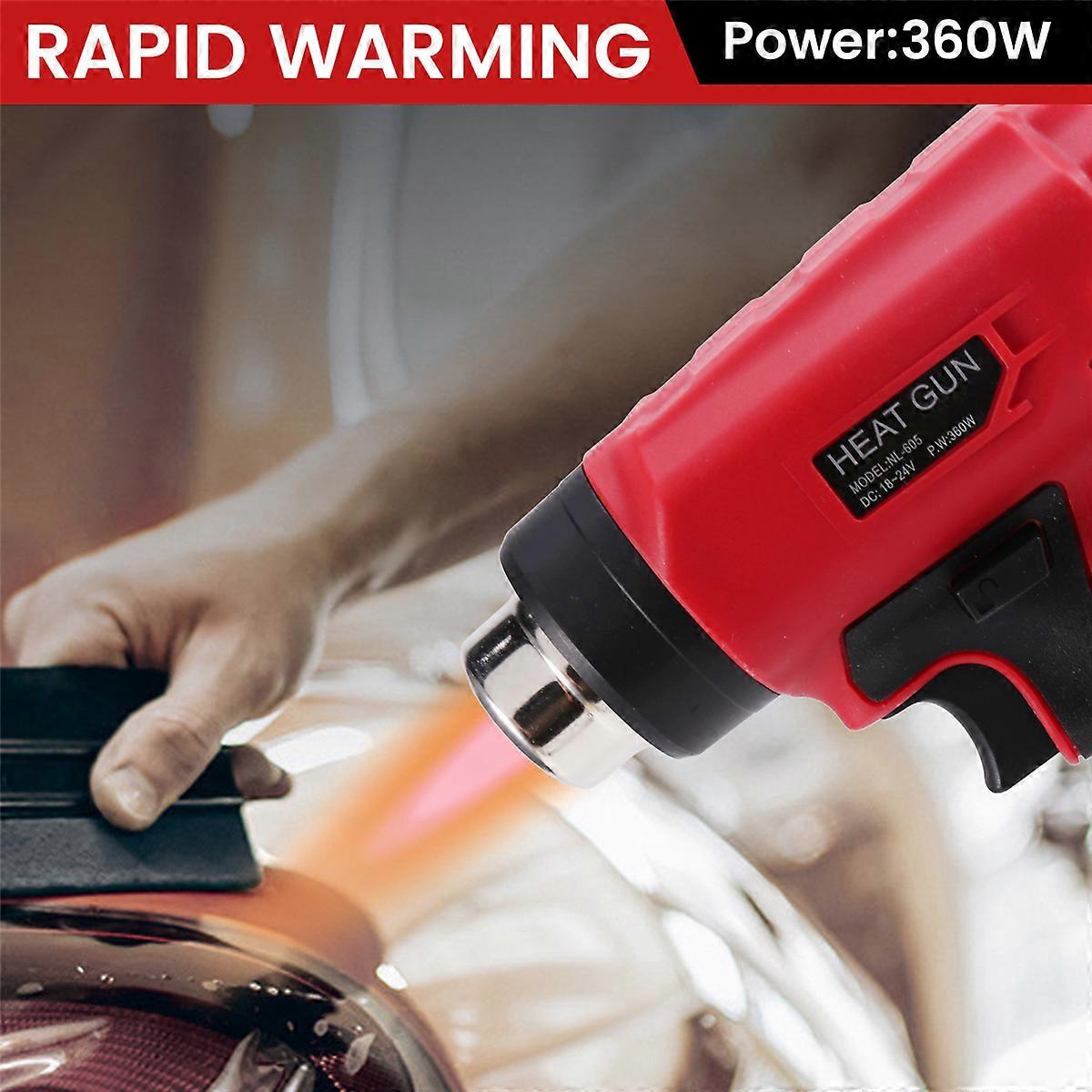 360W Cordless Heat with 4 Nozzle for 18V Battery