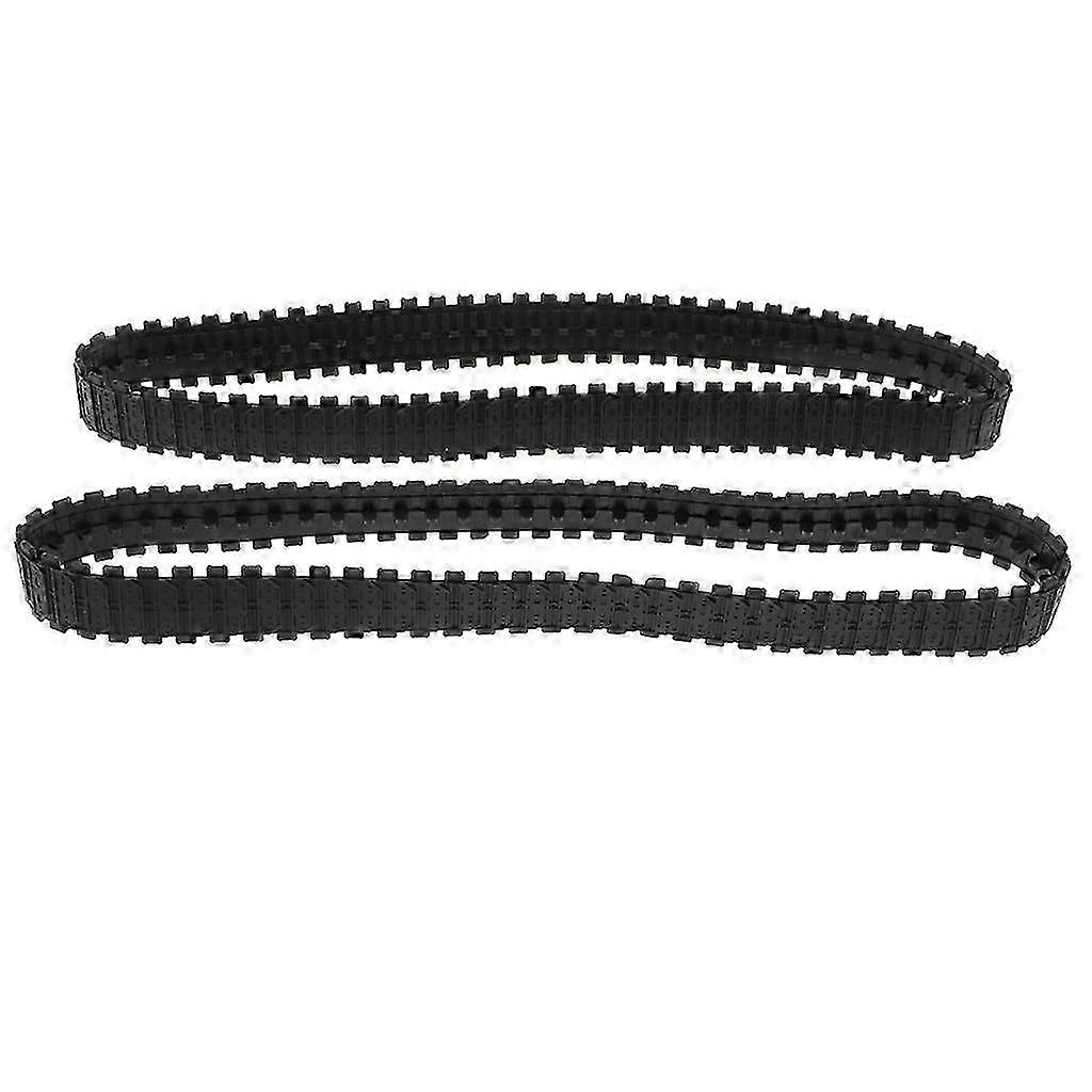 Pair of 66cm Circumference Rubber Tank Chassis Track For DIY Robot Replacement Kits Science Toy 25-26