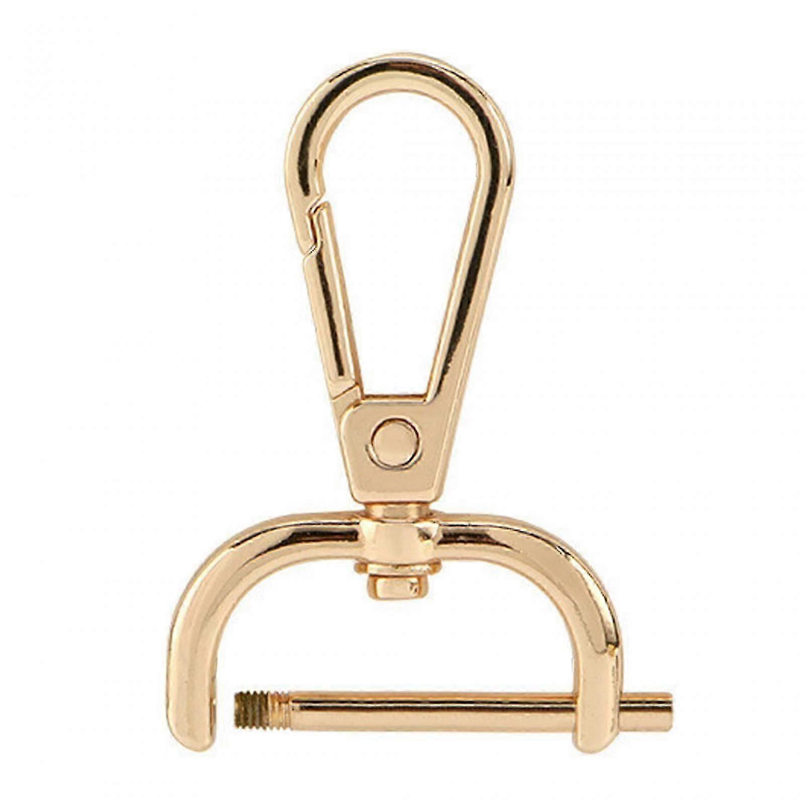 Swivel Snap Hooks Replacement DIY Crafts Trigger Clips Swivel Lobster Clasps 25mm Gold
