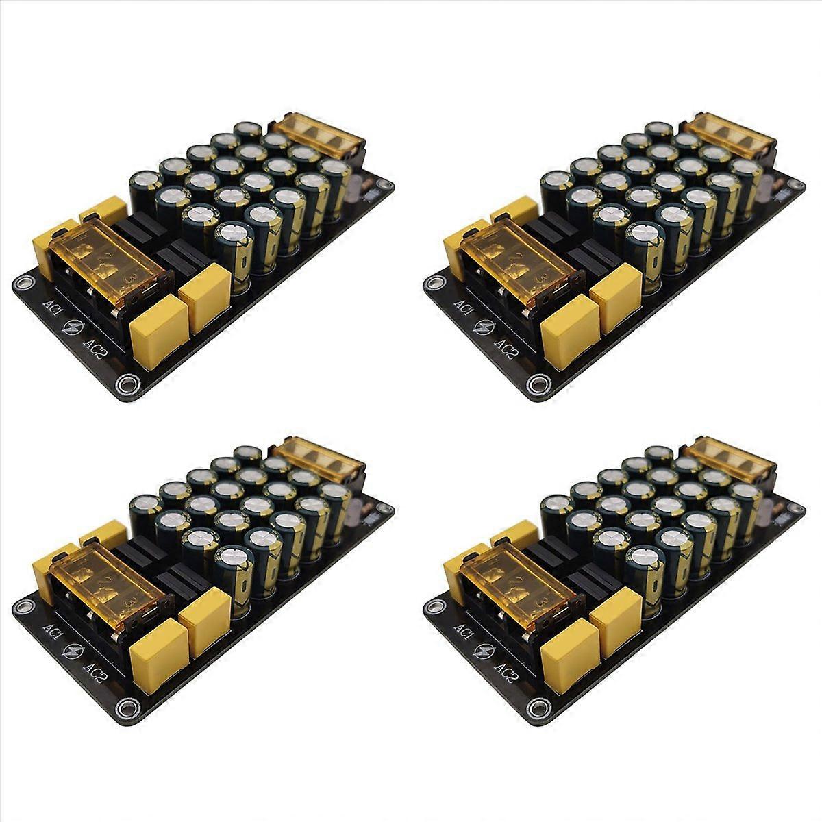 4X Dual Power Rectifier Filter Module 6A X2 Power Amplifier Board 2X300W for Power Amplifier Rectifi