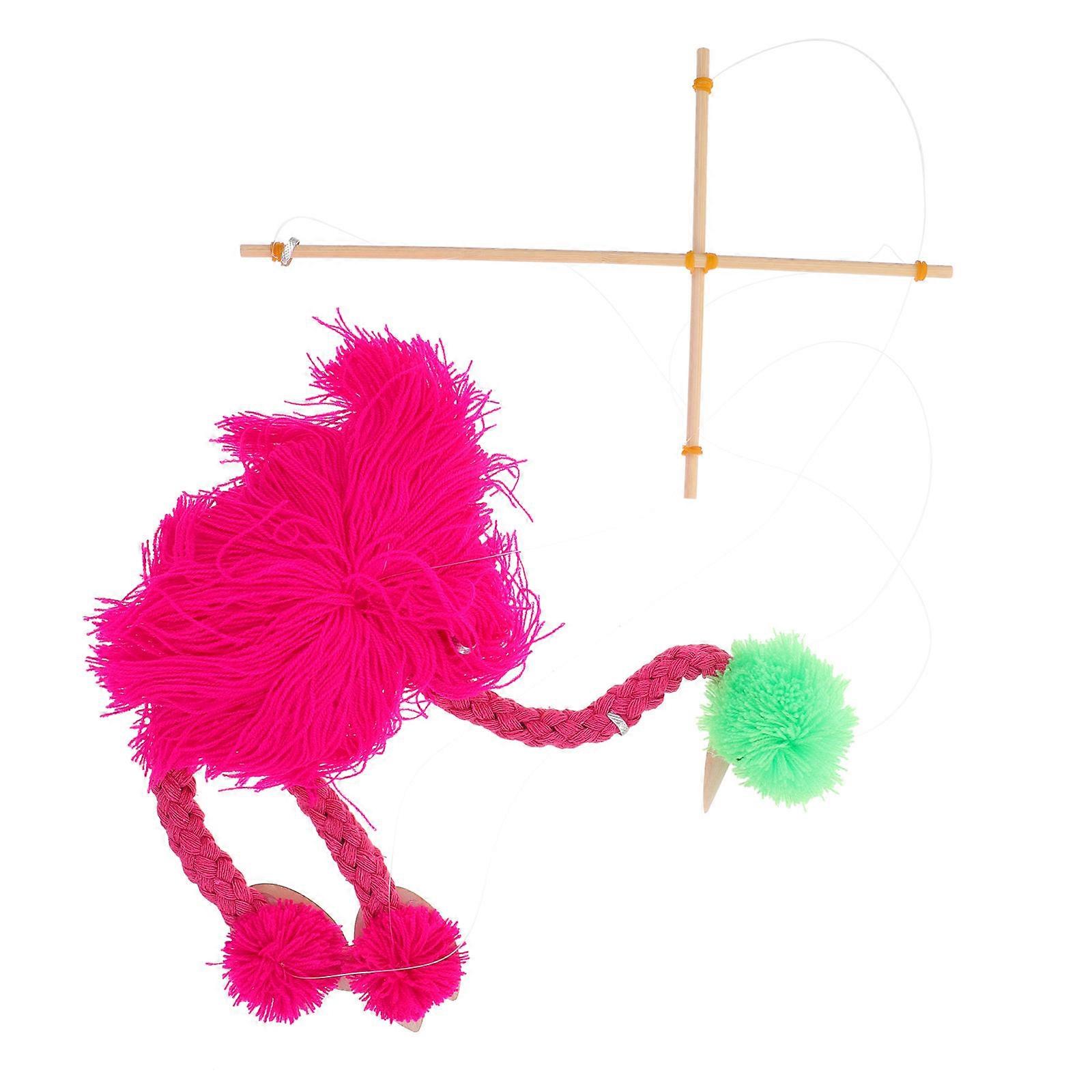 Interactive Ostrich Marionette Puppet for Kids Playing Plush Toy