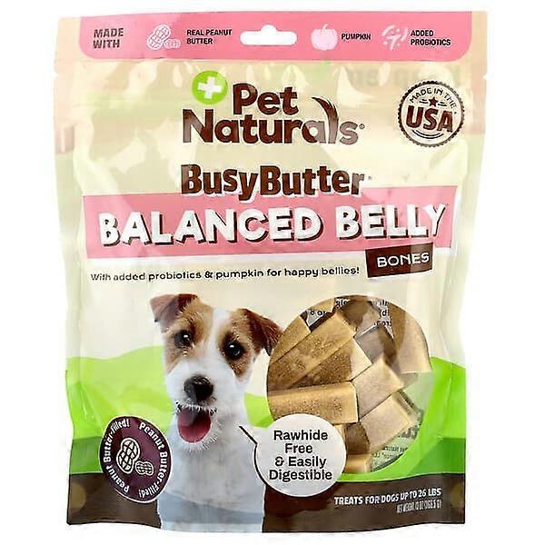 Pet Naturals, BusyButterÃÂÃÂÃÂÃÂ®, Balanced Belly Bones, For Dogs Up To 26 lbs, Peanut Butter-Filled, 13 oz (368.5 g)