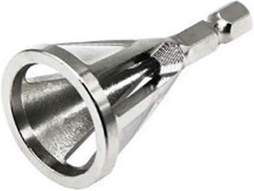 Deburring and chamfering tool, deburring tool, hard and fast deburring tool, drill bit for external chamfering, silver hexagonal repair tool 2PCS