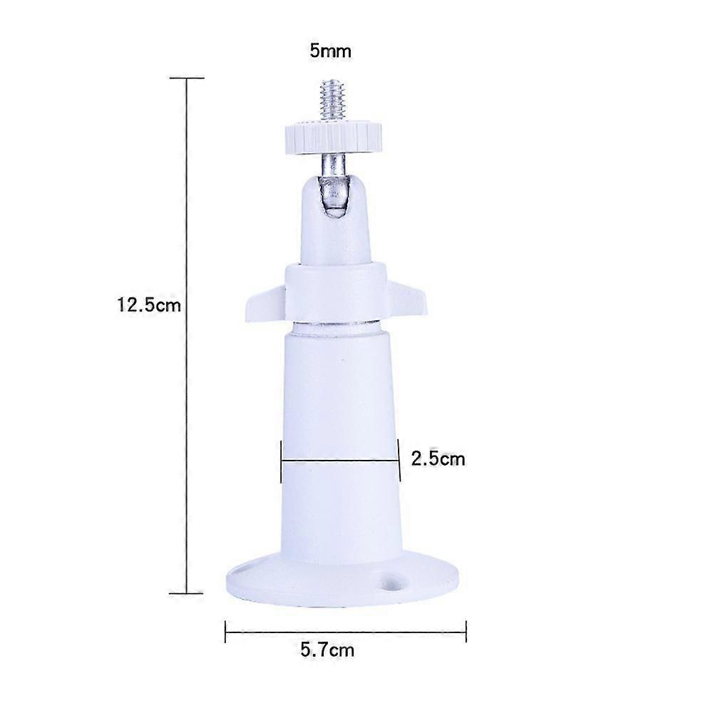 Security Camera Wall Mount Bracket (1/4'') Adjustable Indoor/Outdoor Mount (1 Pack/White) Betterlifefg