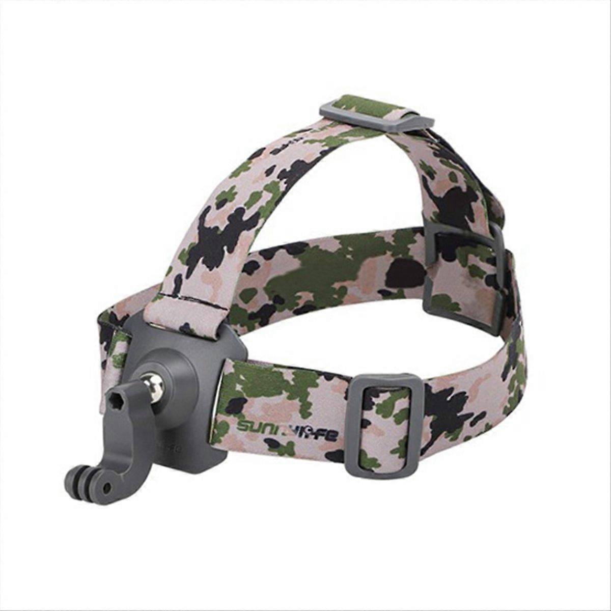 SUNNYLIFE Camera Head Strap Mount Headband for DJI Camouflage