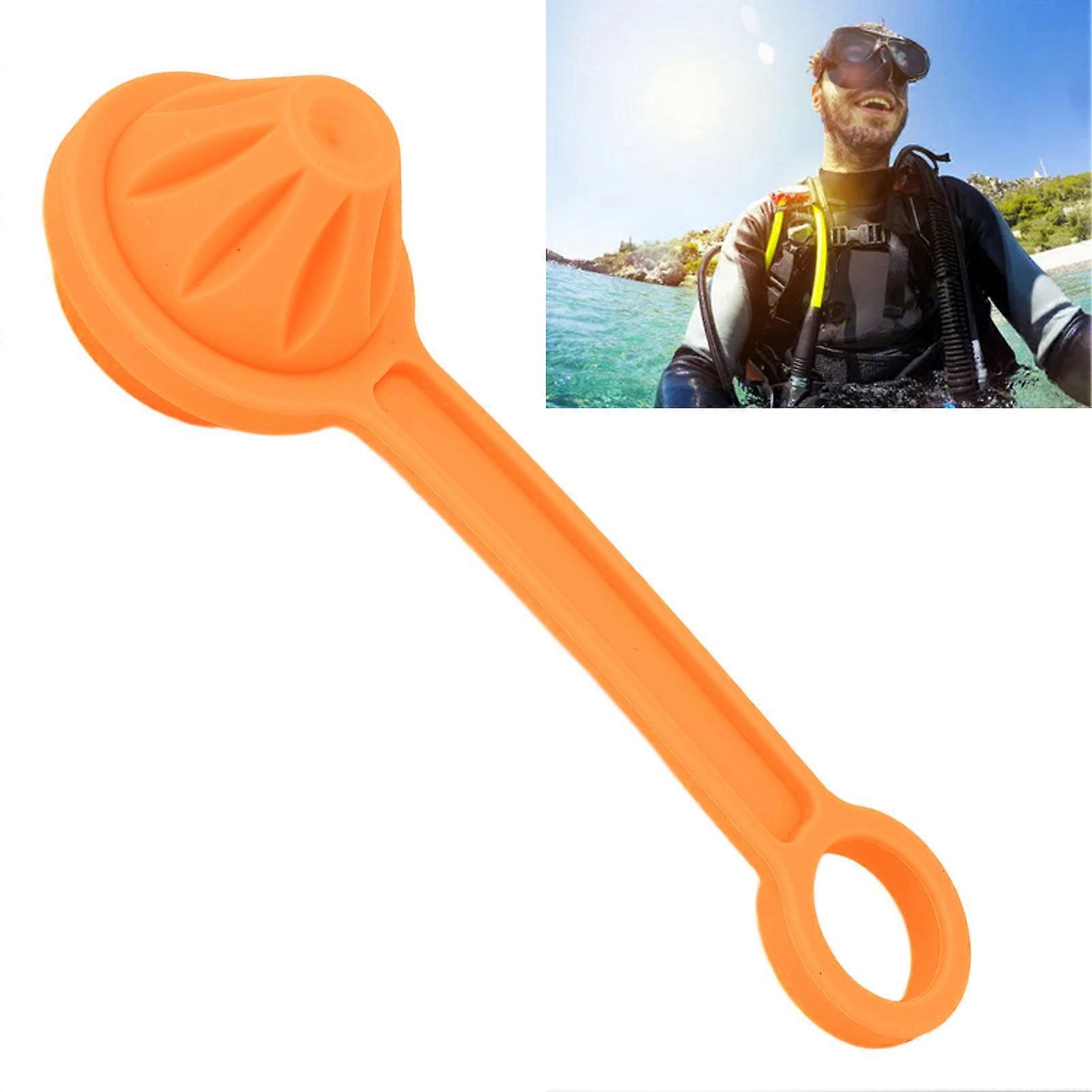 Universal Silicone Dive Regulator Dust Cap YOKE First Stage Orange