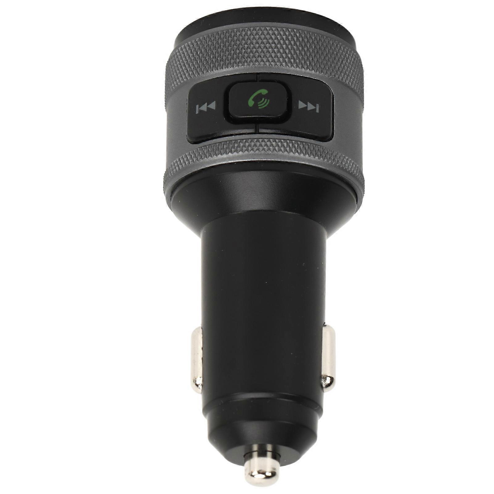 Bluetooth FM Transmitter QC3.0 Fast Charging CVC Noise Cancellation Handsfree Calling Car Music Player 