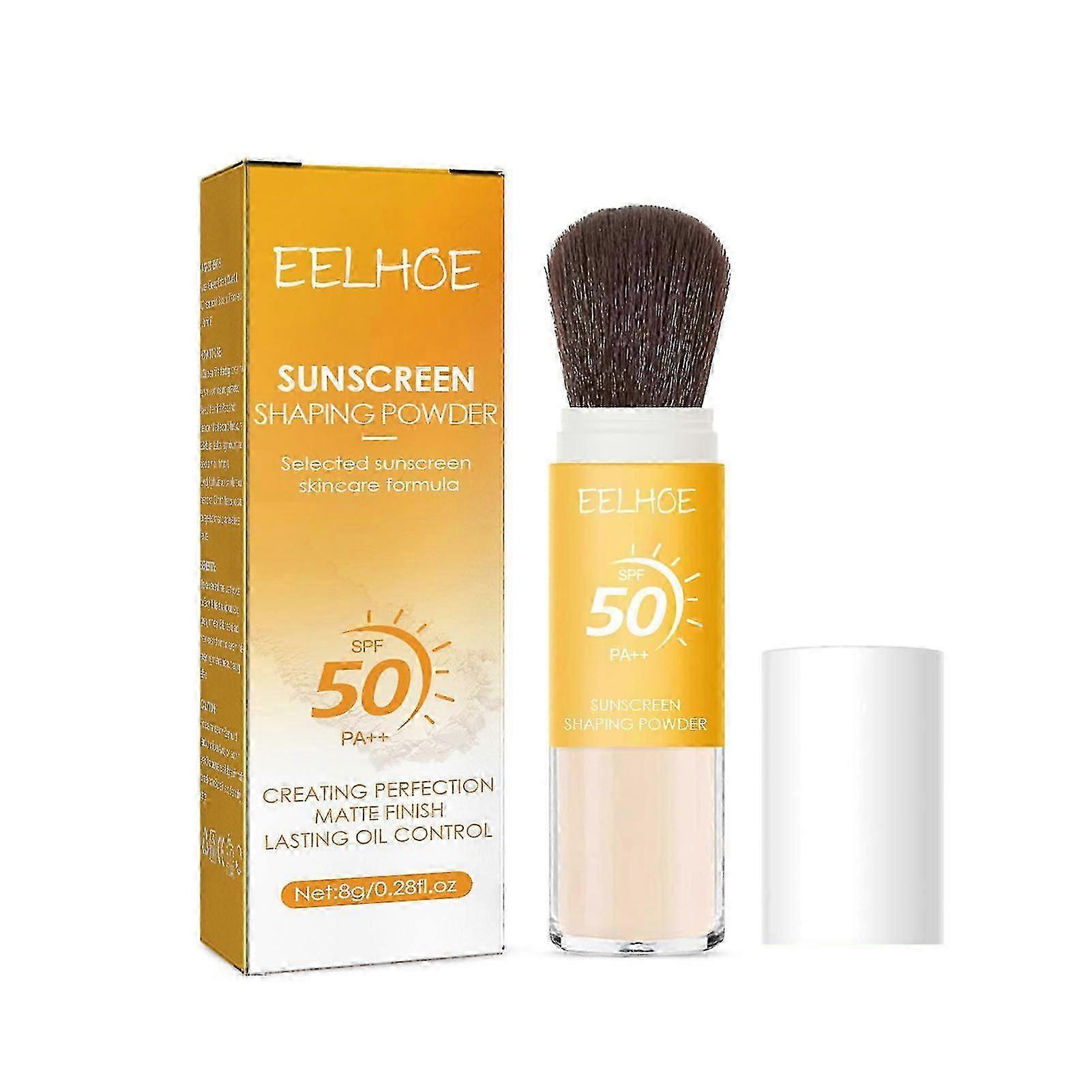 Face setting powder with SPF50 long-lasting coverage