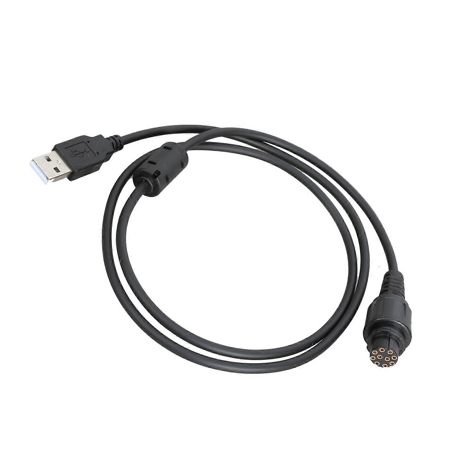 USB interfaces Programming Cable 100cm USB interfaces Cable ABS & Metal Programming Cable Ugrades for Hytera MD78XG MD780 Multicolor
