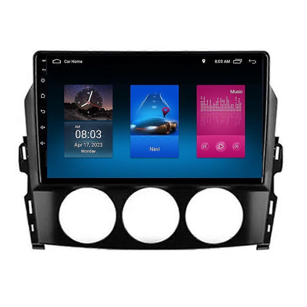 RoverOne Car Stereo Radio Bluetooth CarPlay Android Auto GPS Sat Nav Touch Screen for Mazda MX-5 3 NC 2008-2015