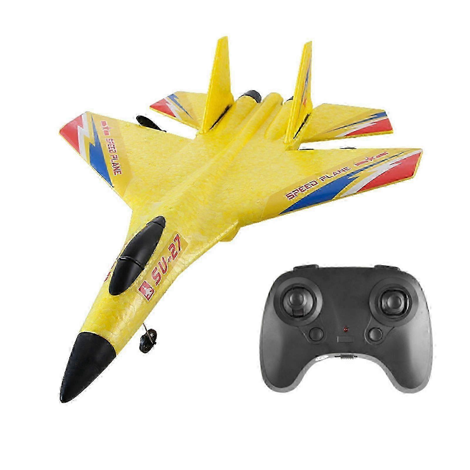 Avion RC avec télécommande multifonctionnelle 2.4GHZ, avion RC de chasseur léger