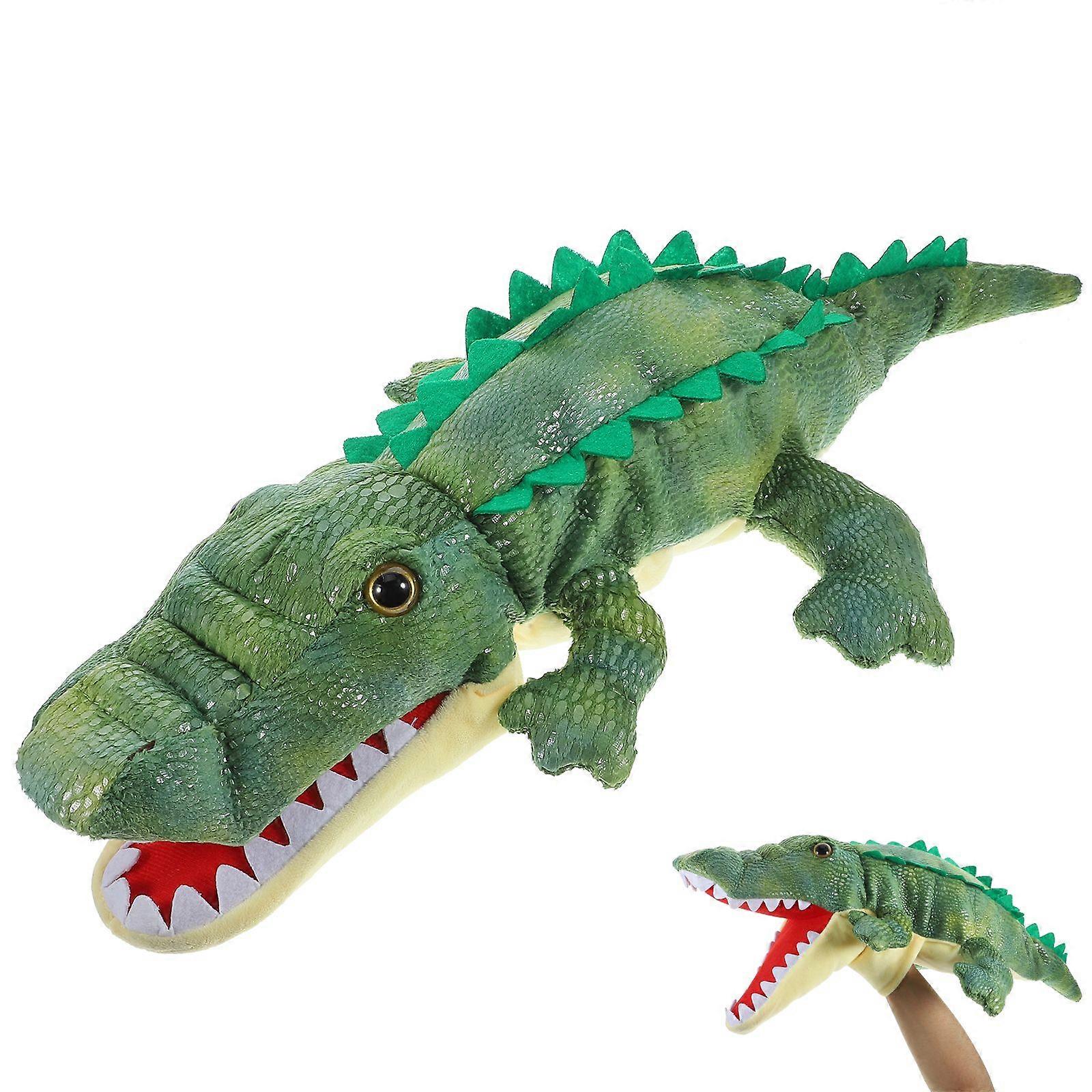 Hand Puppet Storytelling Hand Puppet Plush Crocodile Hand Puppet Animal Hand Puppet for Storytelling