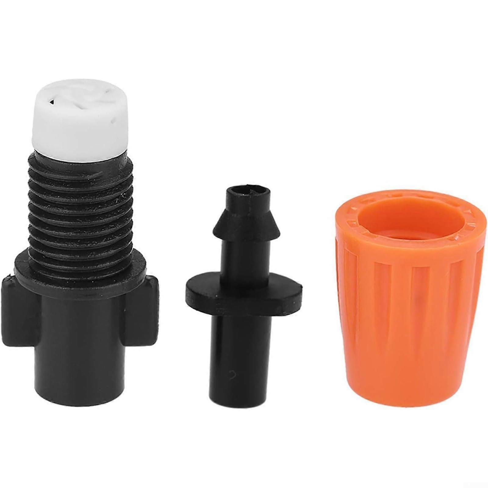 50PC Adjustable Single Hook Atomization Nozzles Set Closeable Spray Heads Garden Watering Humidification Cooling Systems