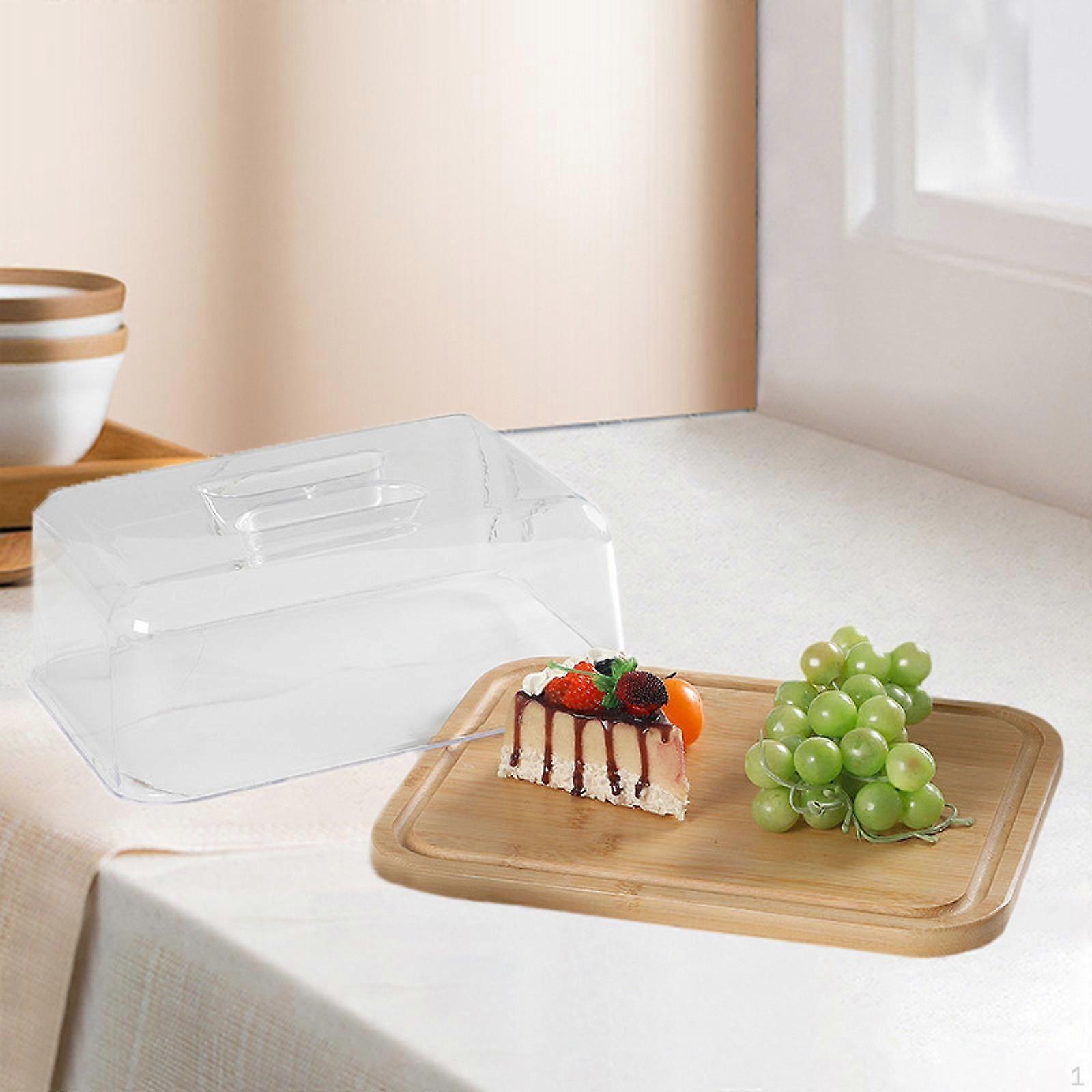 Acrylic Cake Plate with Lid for Serving Butter And Cheese
