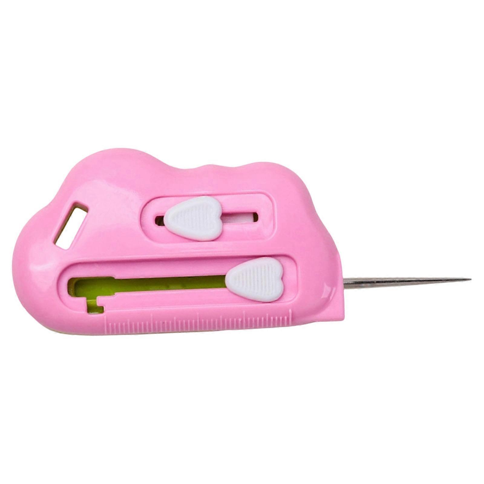 Plastic Tailoring Template For International Users Featuring Curved Edges Designs And Multiple Measurement Marking  Pink