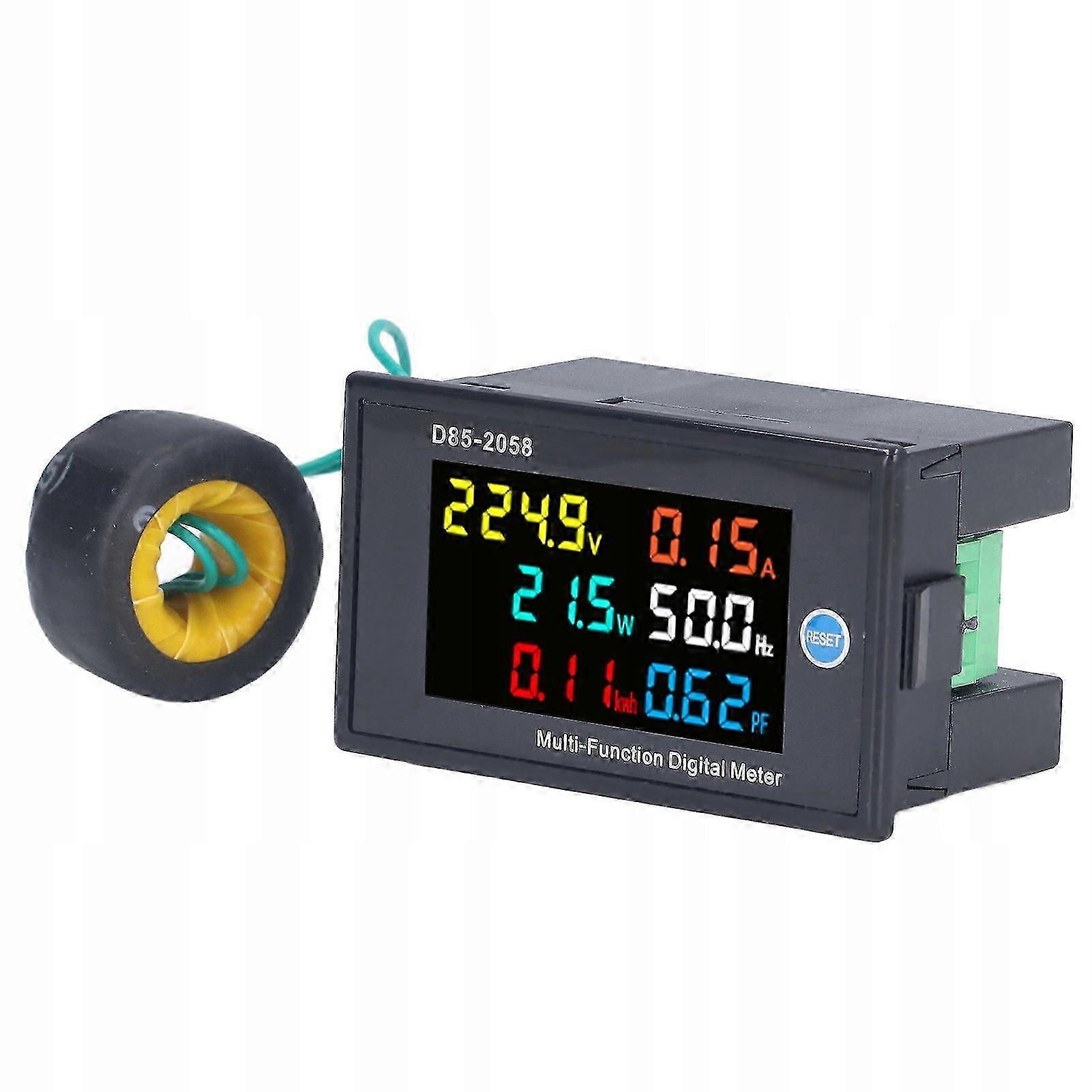 Current Voltage Power Meter Wattmeter Ac200-450