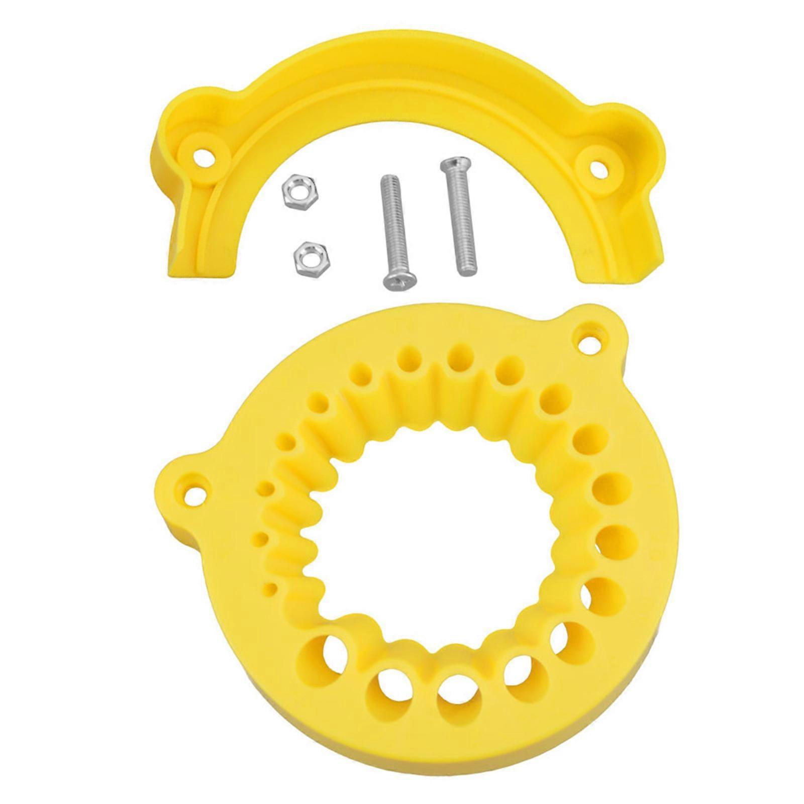 Compact Drill Bit Sharpener Jig For 100 Series Angled Grinders Easy Setups 19 Size Ranges 3.5-12.5mm Portable Design Multicolor