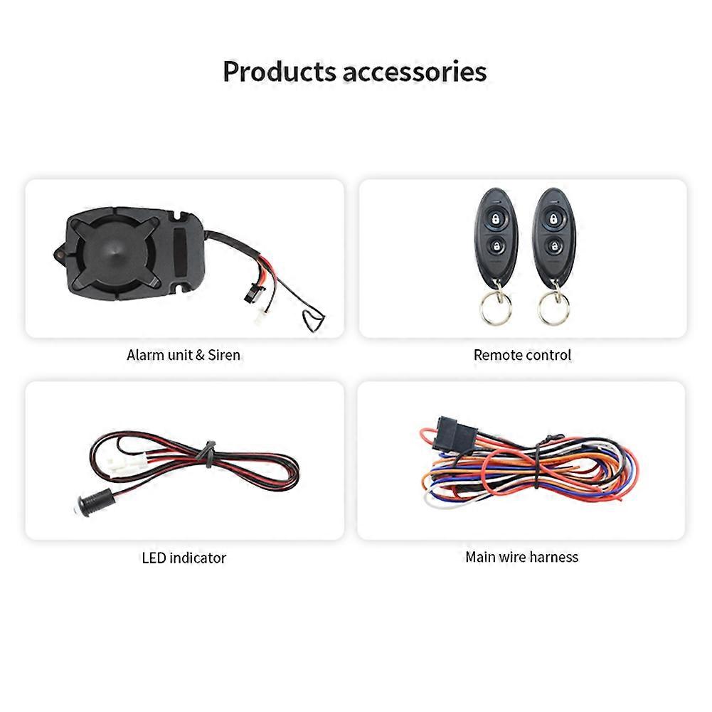 DIY Car Alarm System for DC12V Vehicles Enhanced Security with Adjustable Sensitivity