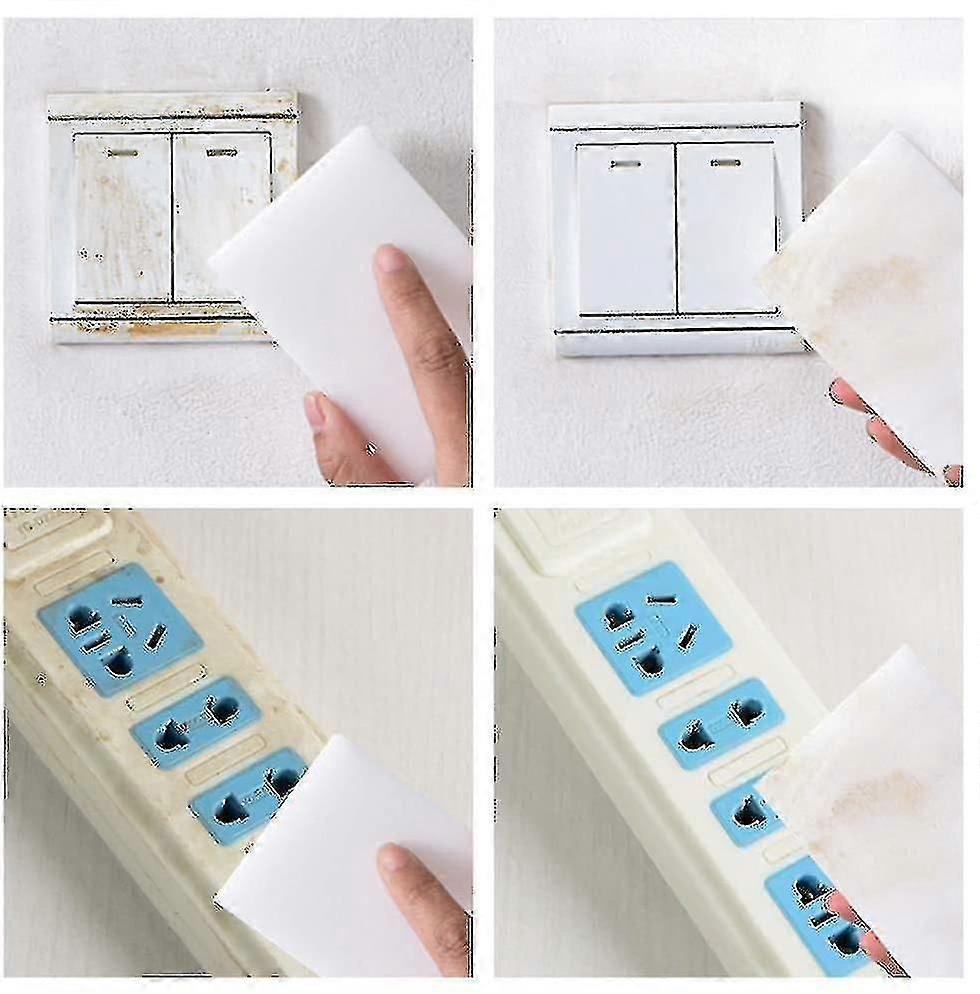 100 Pack Magic Sponge Eraser Rengjøring Svamper Bulk-fg