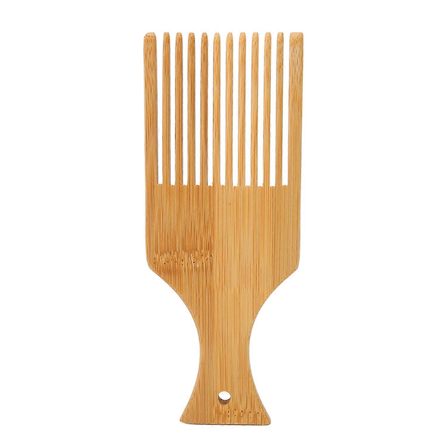 Tapestry Weaving Comb with Small Hole DIY Multipurpose Wooden Weaving Comb for Hair Beard