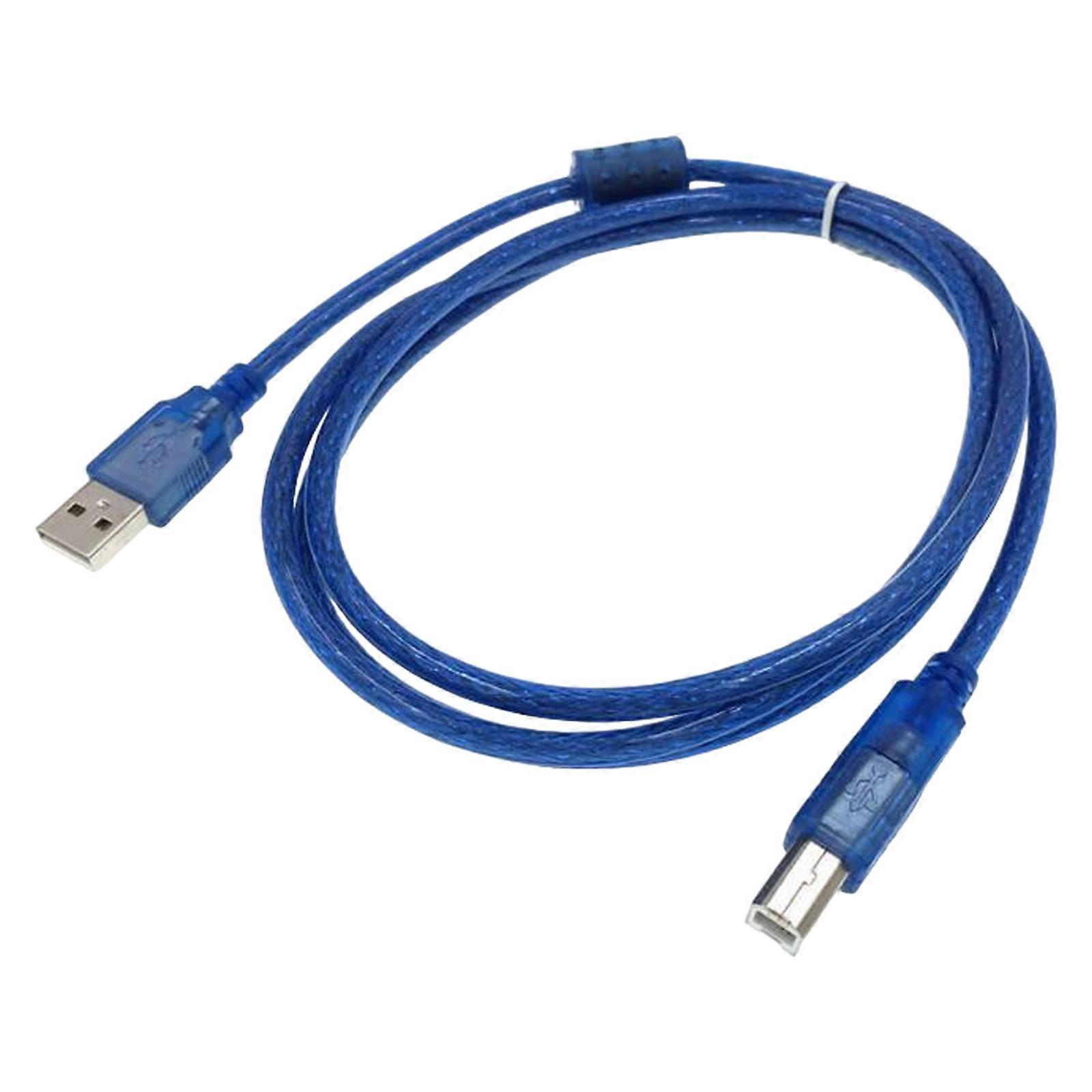 Fast Speed USB 2.0 Cable A Male To B Male Cord For Printers Connection Cord Fast Data Transfer and Efficient Printing  1.5m