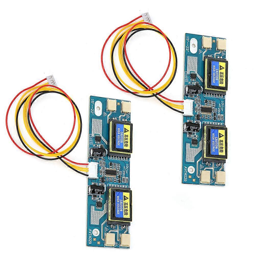 2PCS AVT‑4029 Universal 4 Light Inverter Board Support 15‑22 Inch LCD Display Screen
