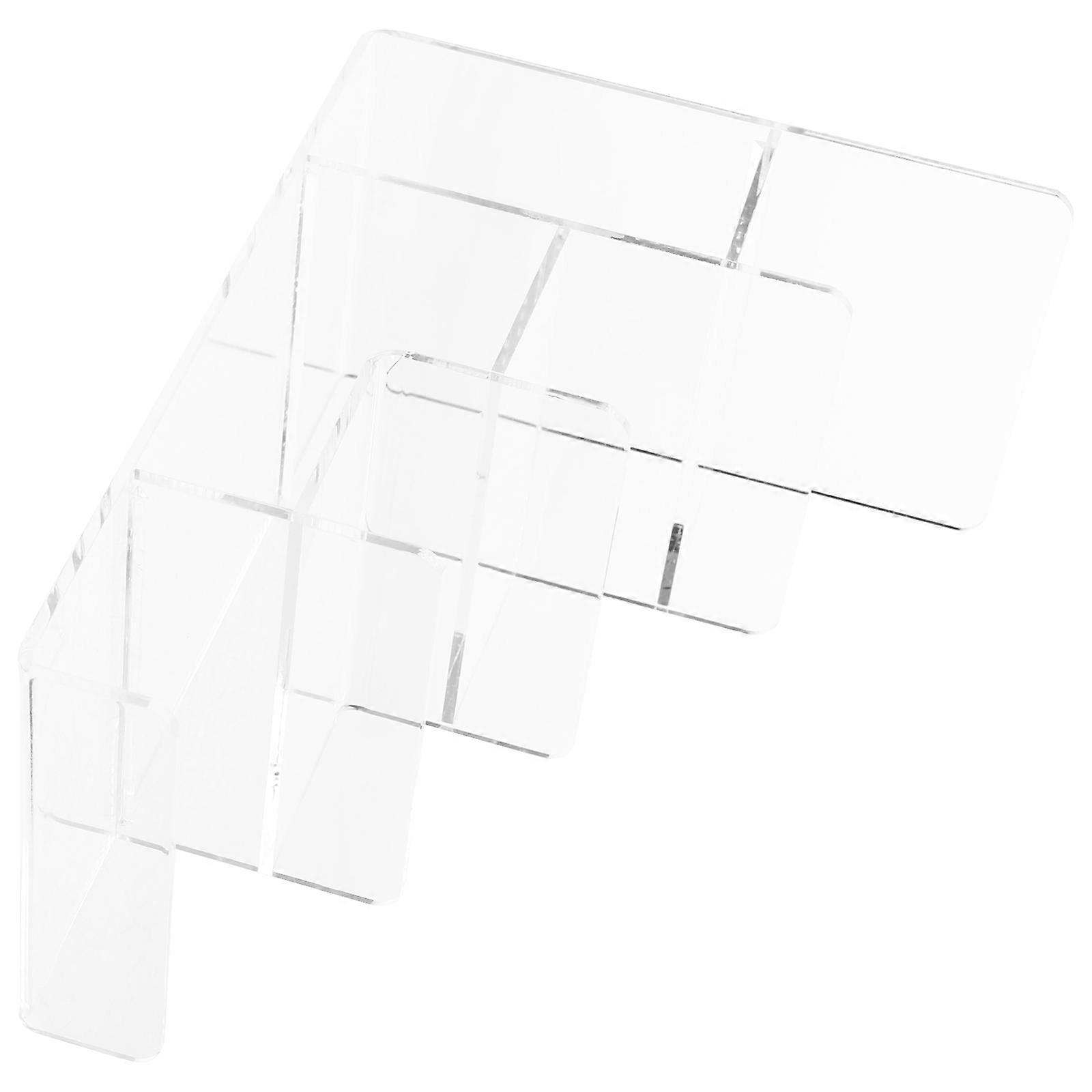 Acrylic Wallet Holder Stand for Displaying 4 Tier Handbag Storage Rack