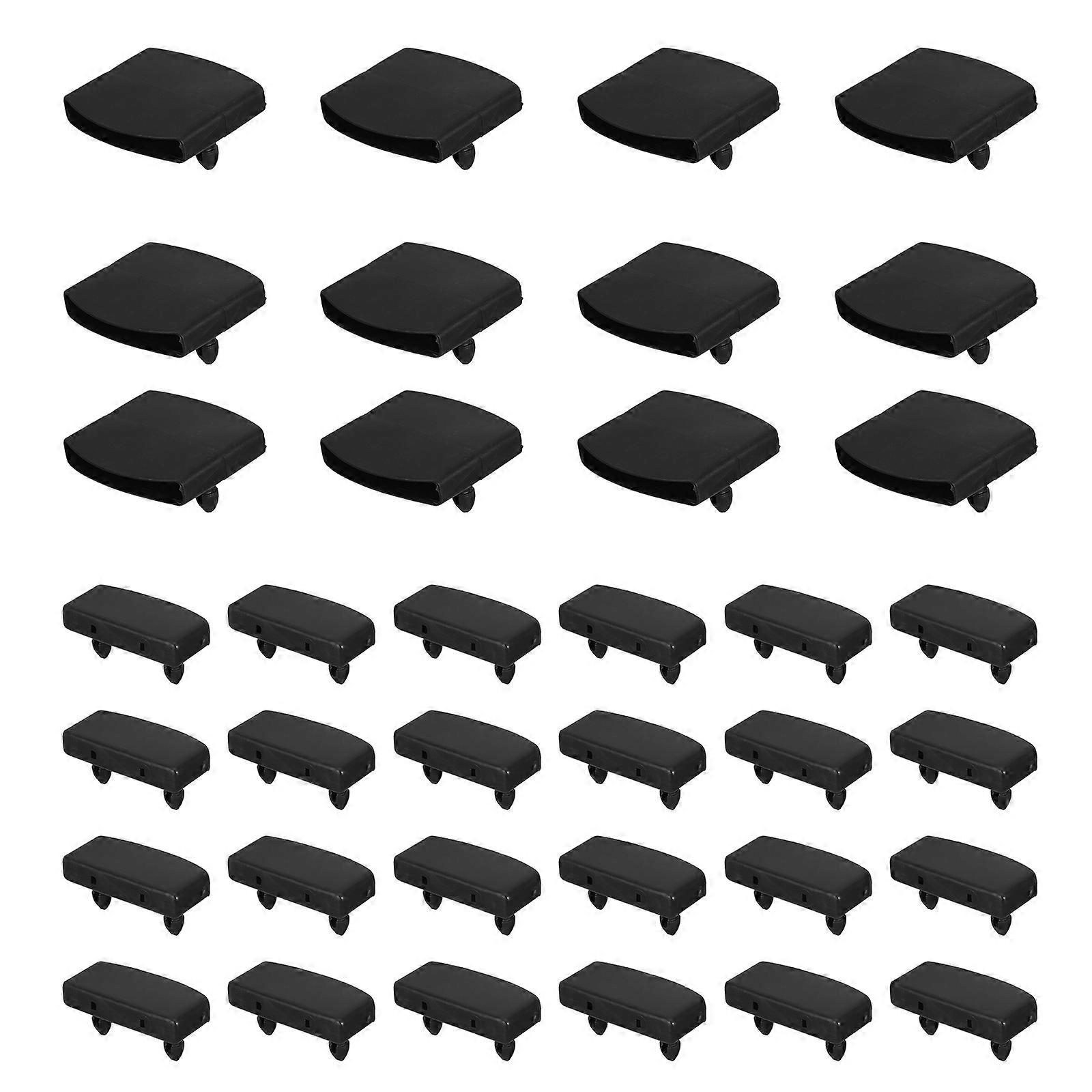 Plastic Bed Slat Cover Replacement Holders for Securing Wooden Slats 36Pcs