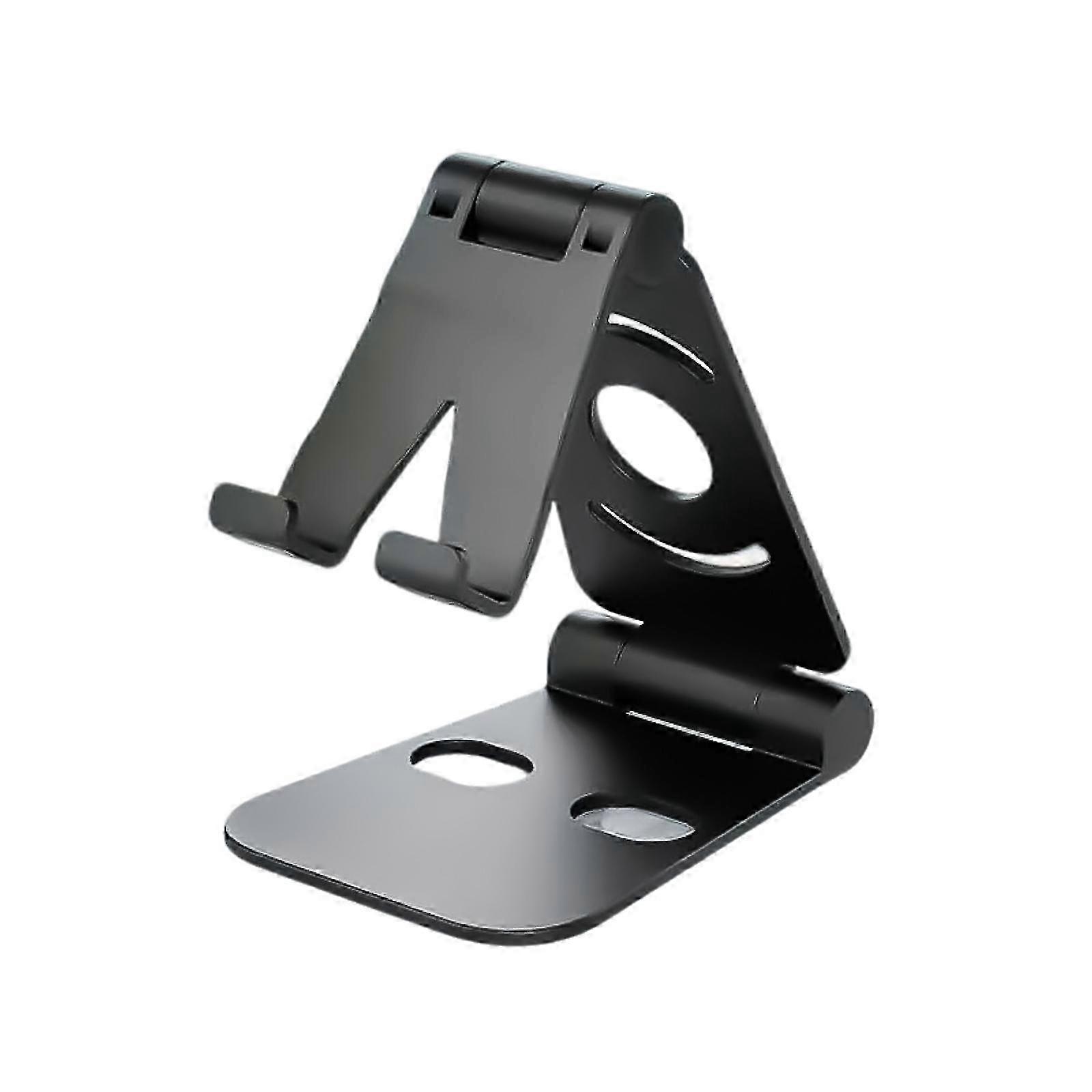 Tabletop Phone Stand for Watching Video, Angle Adjustable Blue Tablet Cradle