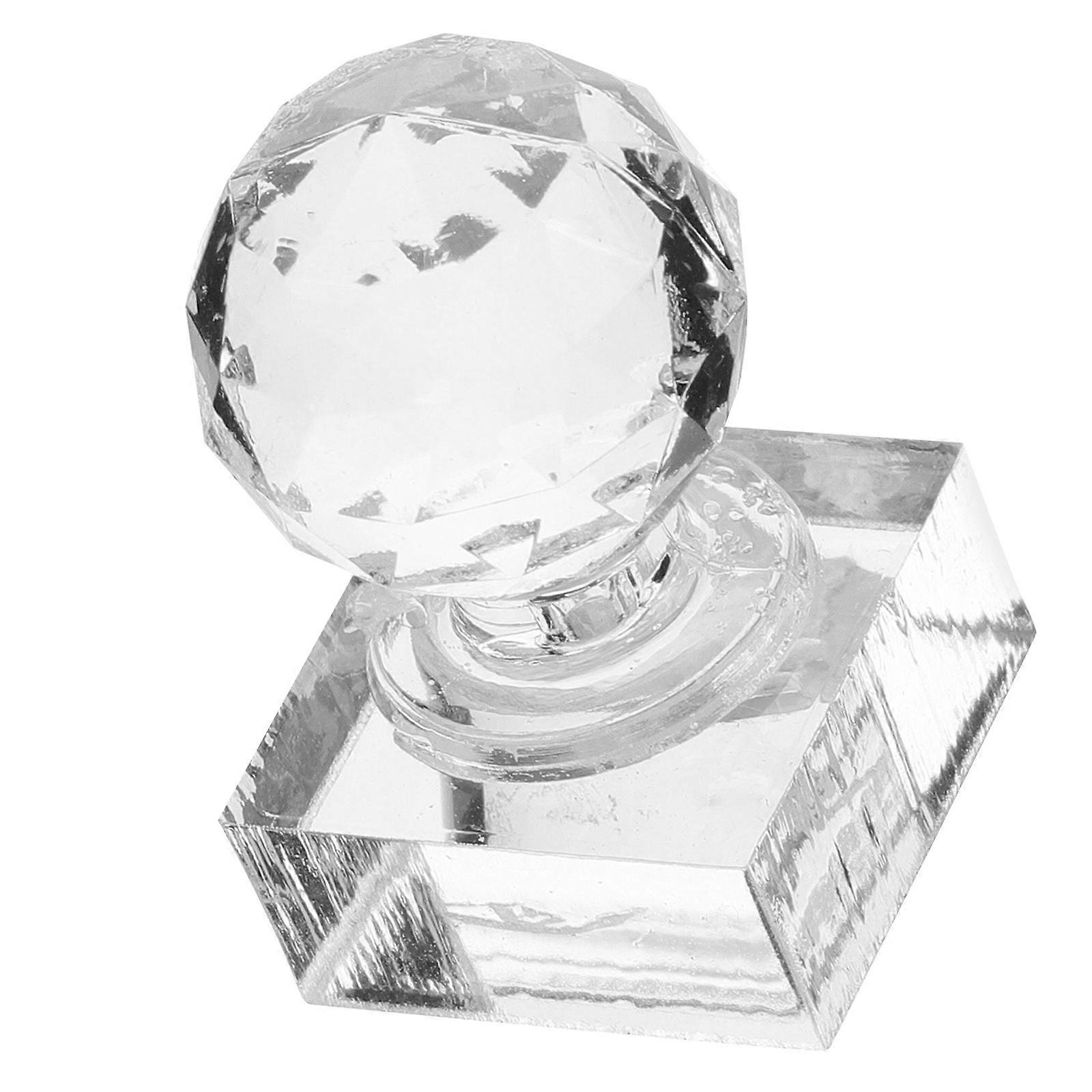 Transparent Eyeshadow Press Tool Acrylic Stamper for Makeup Use