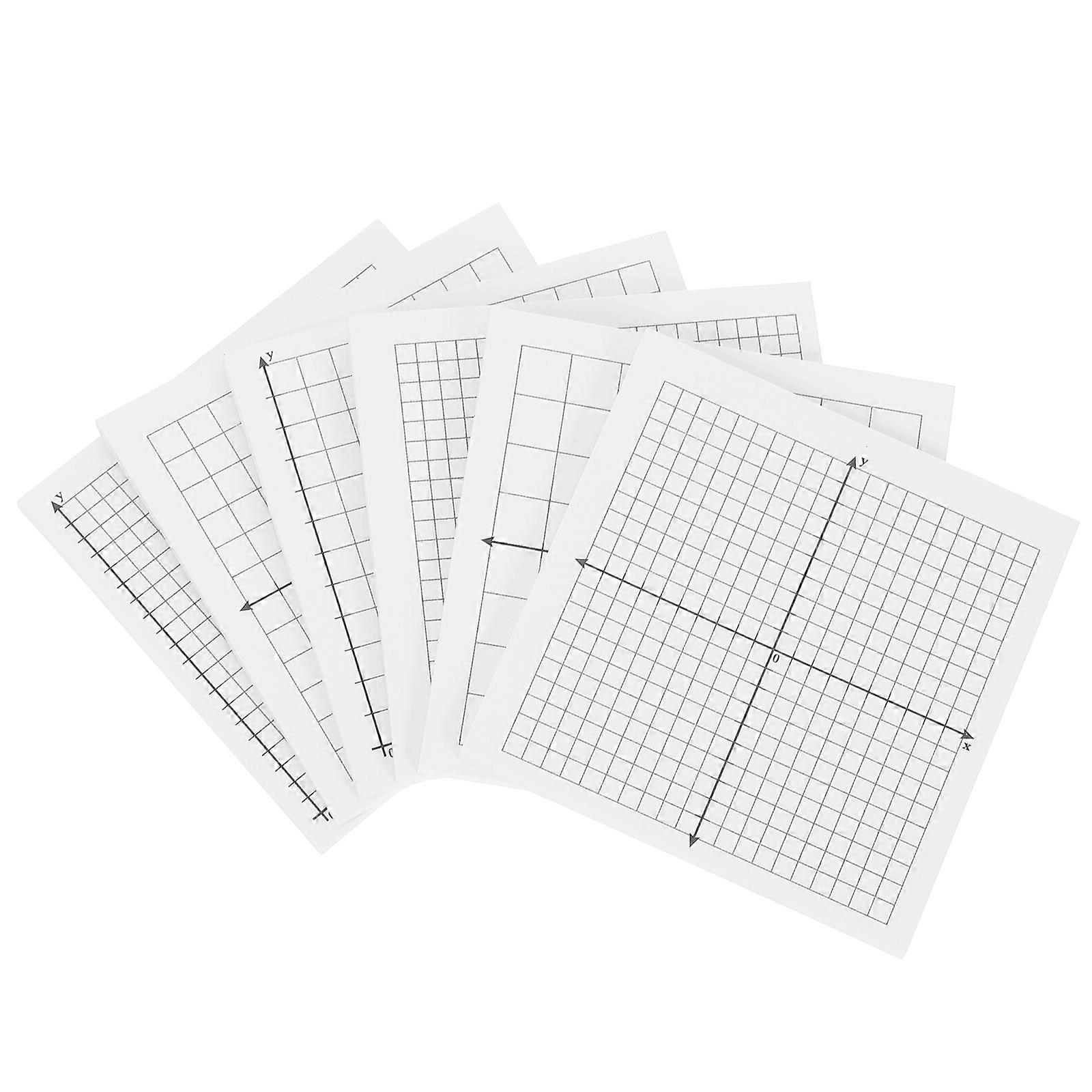 Graph Paper with Strong Adhesion for Office Use 6Pcs