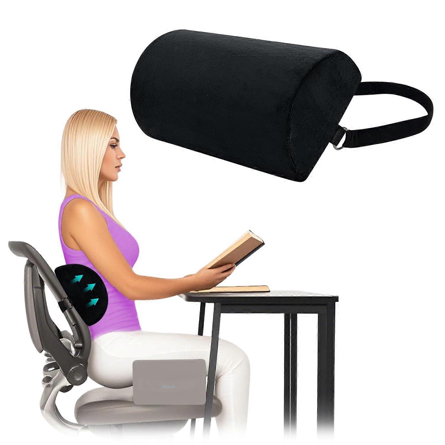 BBL Back Support Pillow for Post Surgery Recovery, Ergonomic SemiCircular Cushion with Adjustable Strap