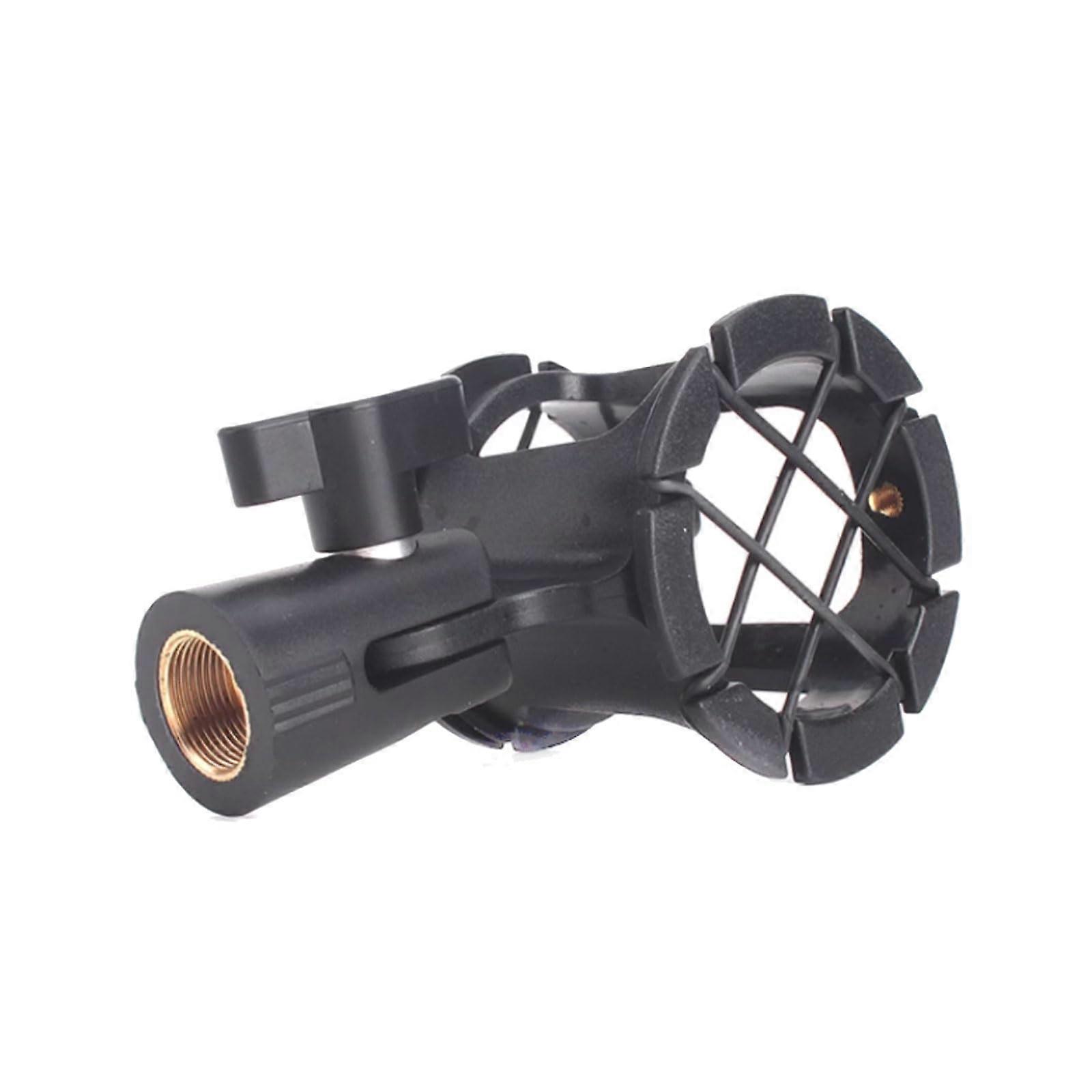 Microphone Shock Mount for Condenser Microphone  Mic Stand Clamp Holder, Studio Recording Accessory