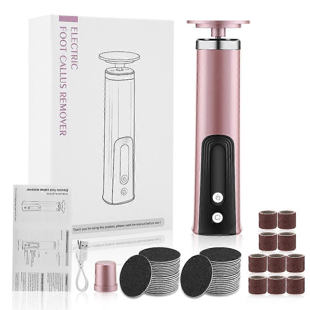 Wireless Foot Callus Remover Rechargeable Pedicure Tool with Replacement Sand