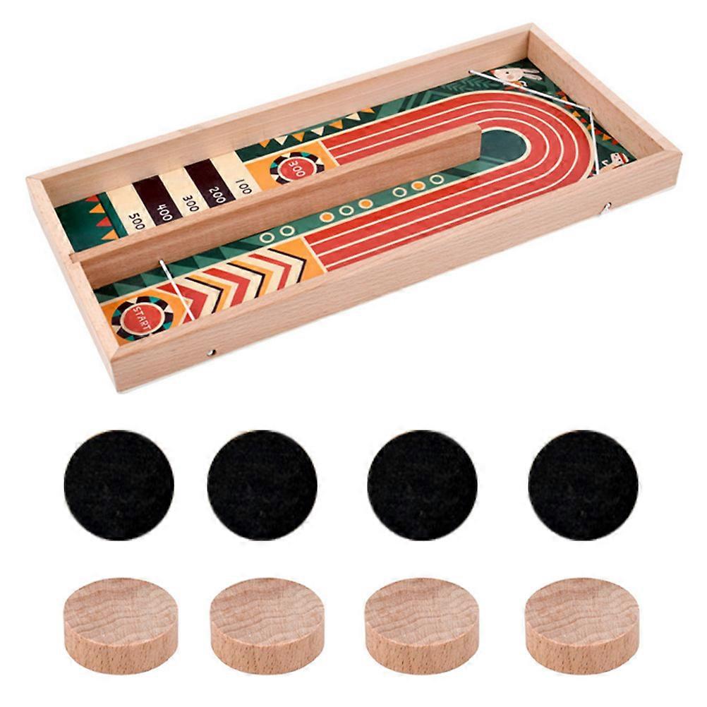 Wooden Desktop Ejection Chess Toy for Playing Assorted Color