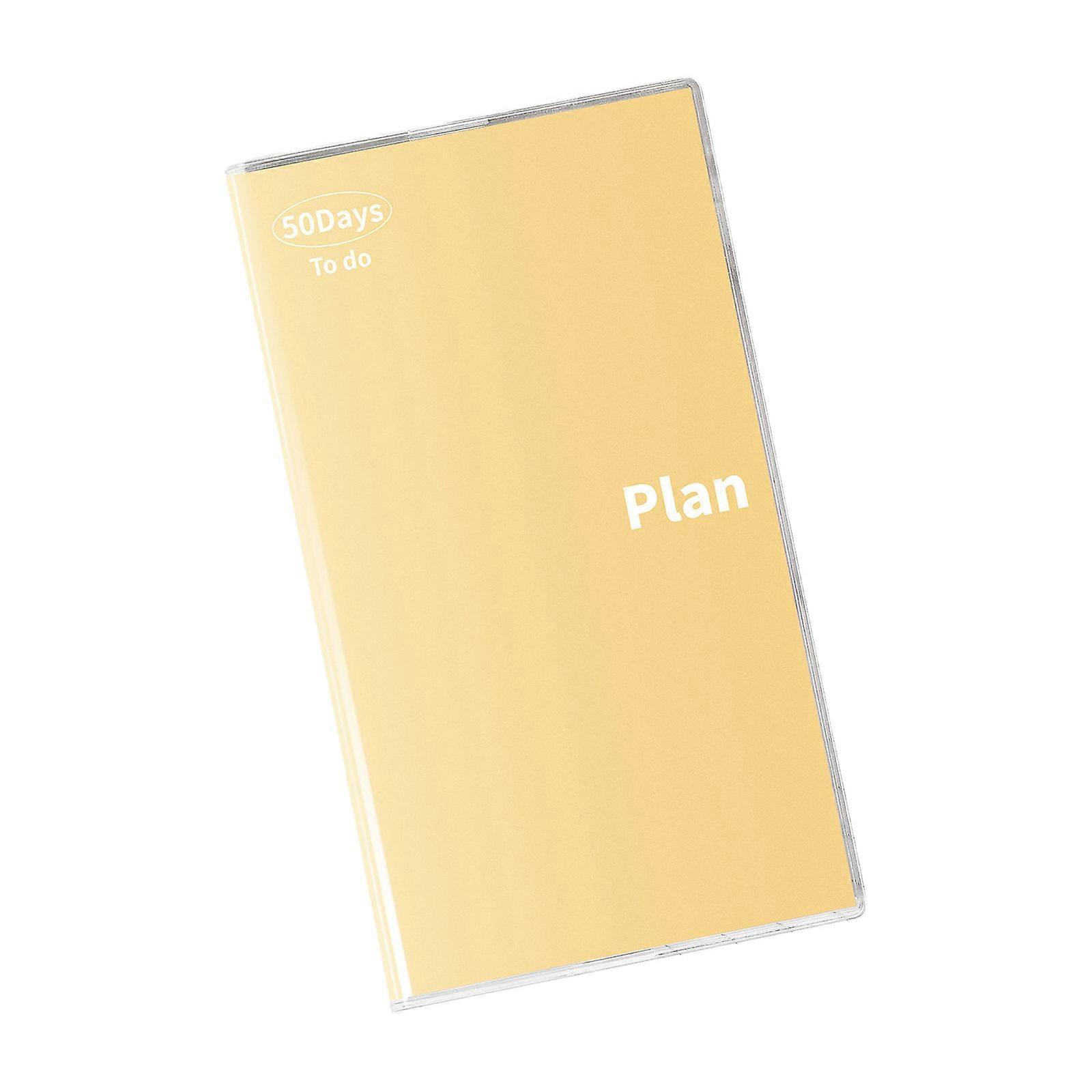 2026 Work Life Planner Travel Journal Schedule Notebook Compacts Size Task Tracking Systems Smooth Writing Experience  Yellow