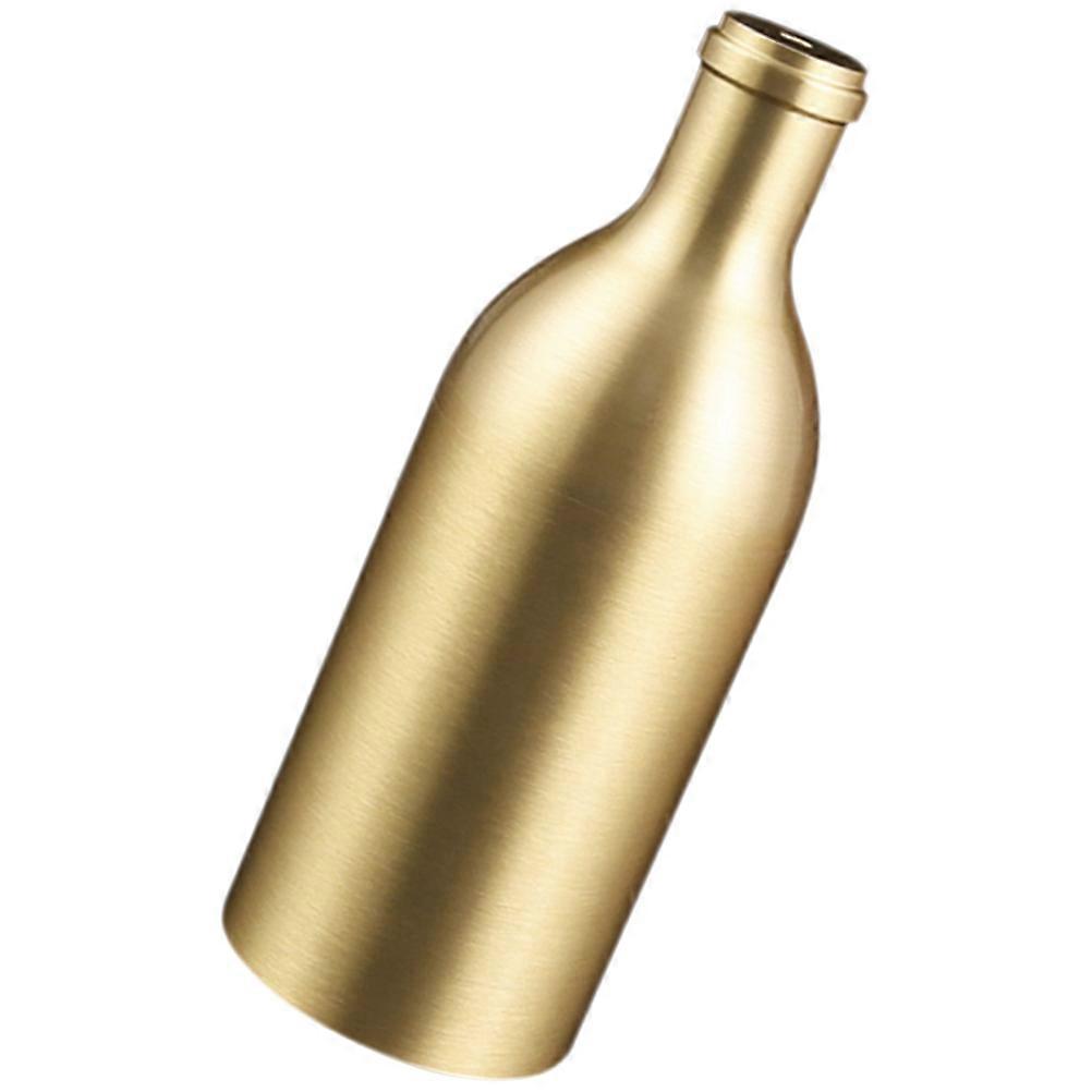Brass Toothpick Container with Bottle Opener for Storage Use