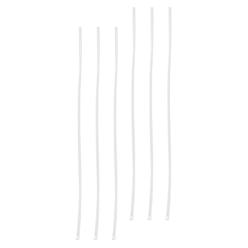 6Pcs Silicone Water Pump Hose for Replacement with Durable White Tubing