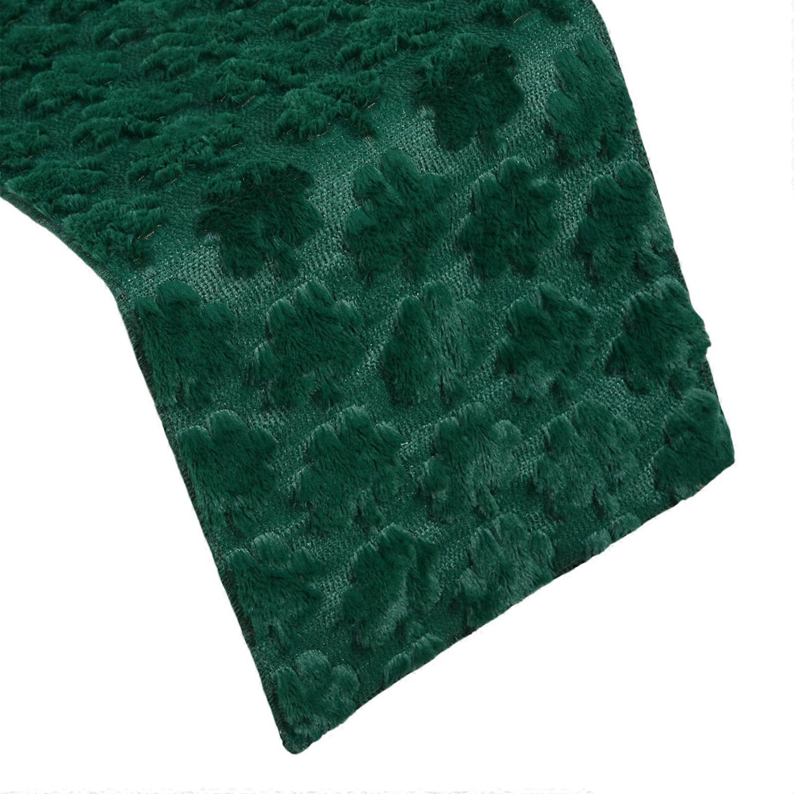Multifunctional Shamrock Table Runner for Various Setting Like Dining Table Bedroom Long Time Use Embroidery  33x183cm