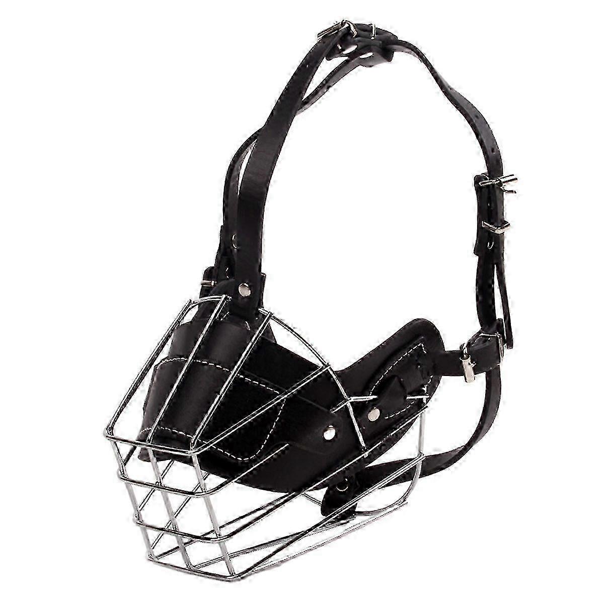 Bull Terrier Muzzle - Neoprene Padded Wire Basket for Training & Biting 25-26