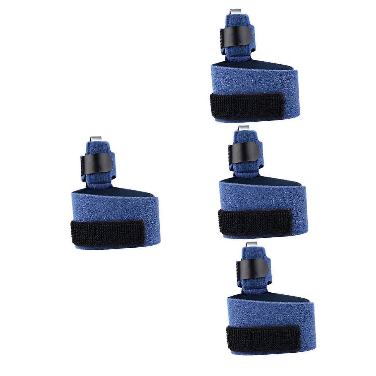 Toe Straightener and Splint 4pcs Big Toe Alignment Support with Breathable Cushioning Fabric