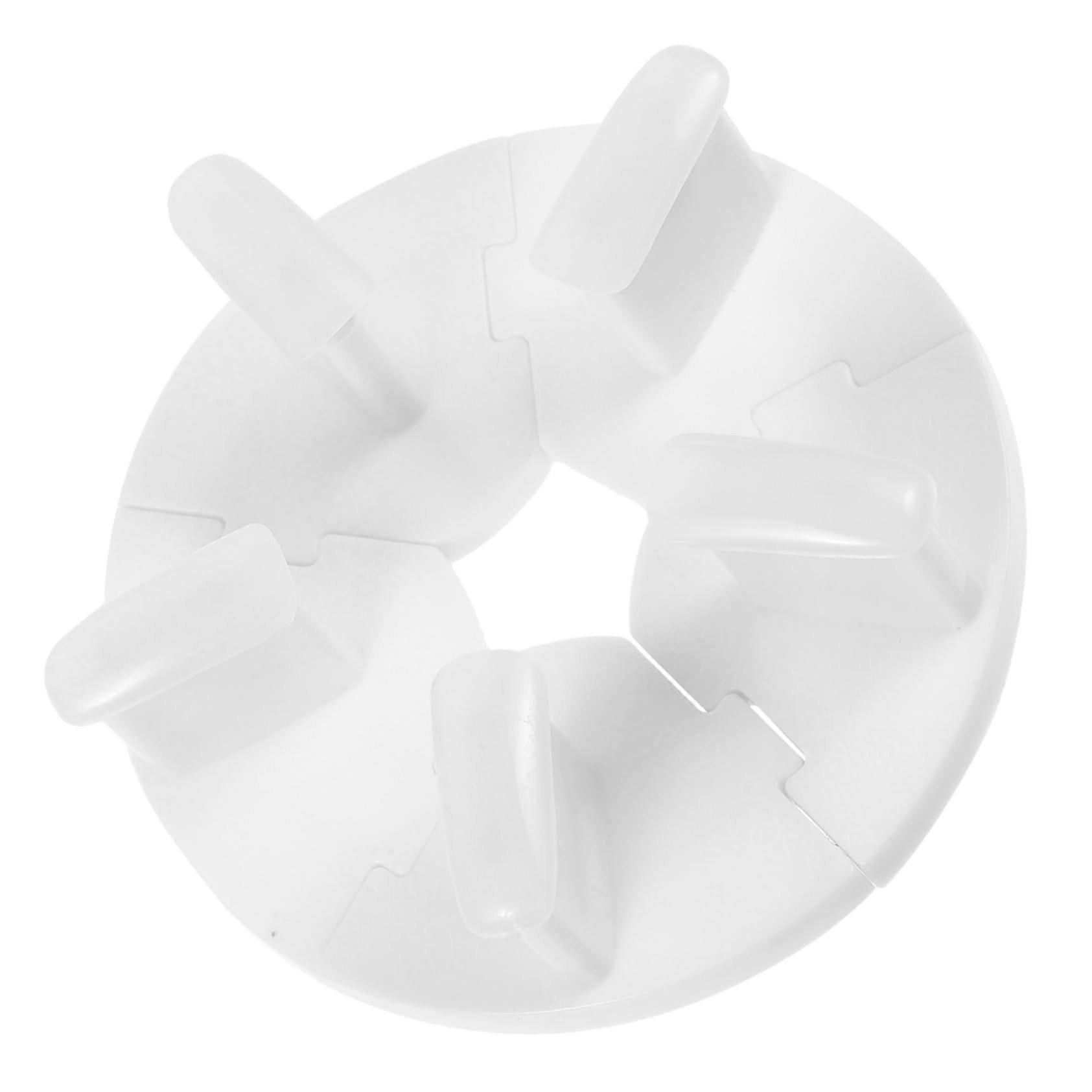 2 Sets White Nail Art Practice Stand with Stable Base for Press On Nail Display