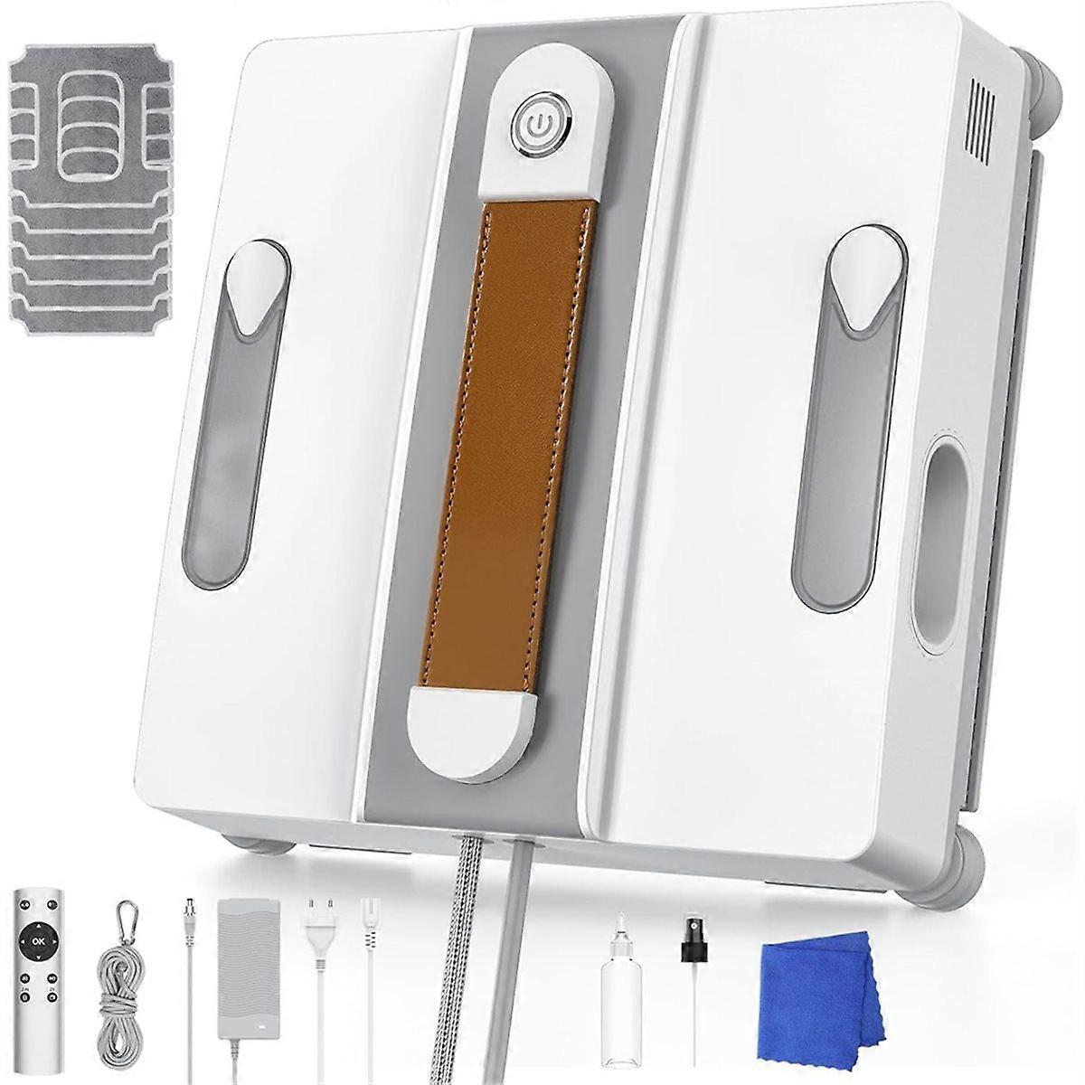 Window Cleaning Robot, Automatic Window Cleaning Robot with 4 Nozzles, Intelligent Navigation,Remot