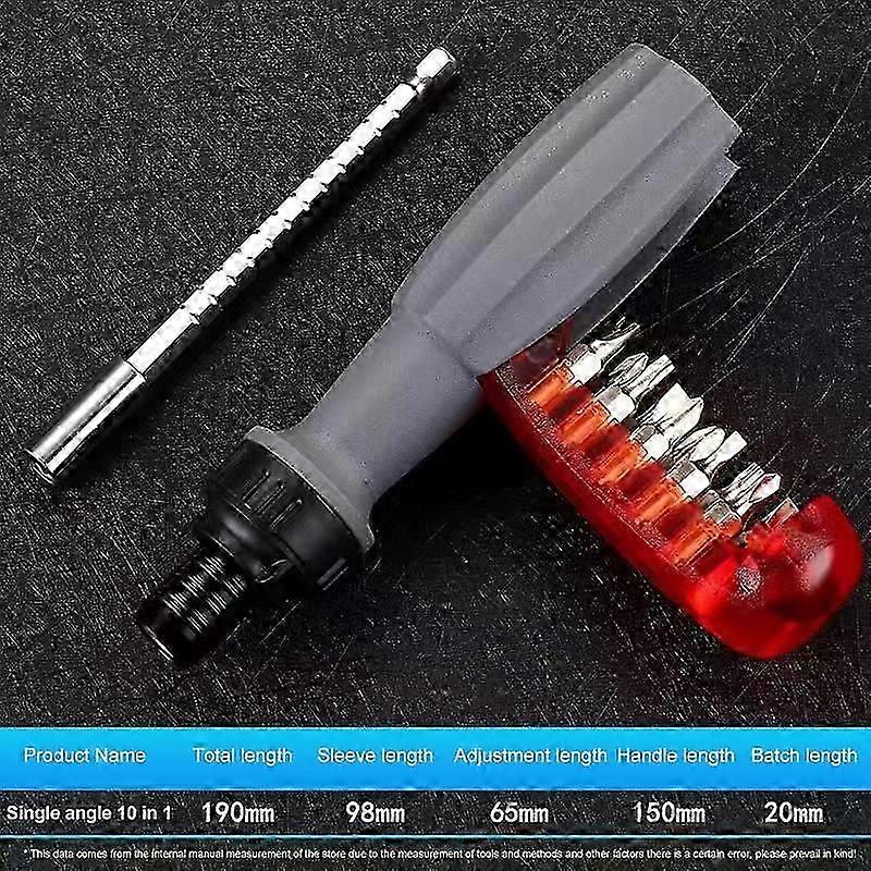 Ratchet Multi-function Screwdriver Set Multi Angle Cross Triangle Plum Shaped Screwdriver Household Appliance